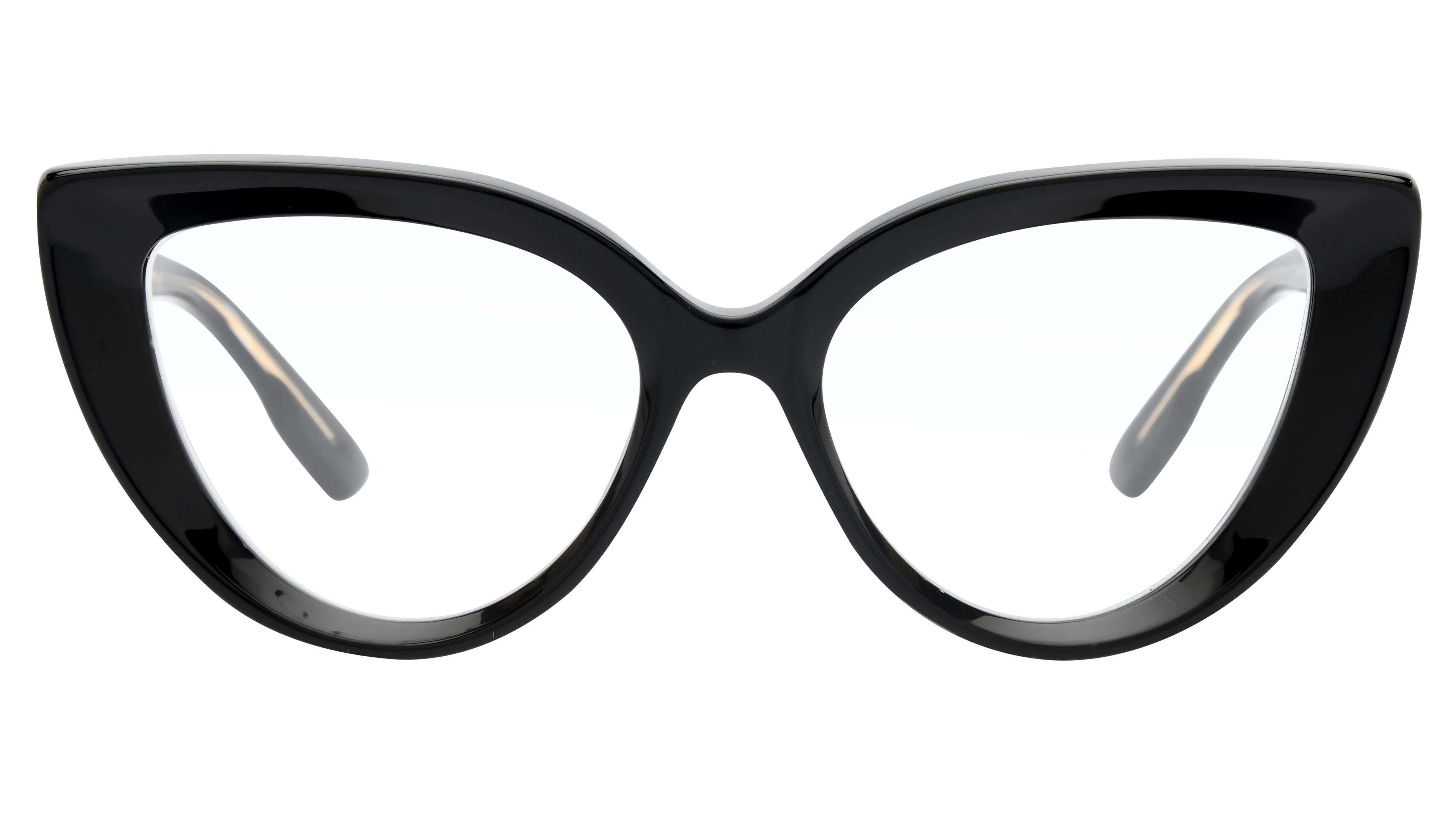 Lunettes de vue Gucci Femme Noir Papillon Gg1530O Face