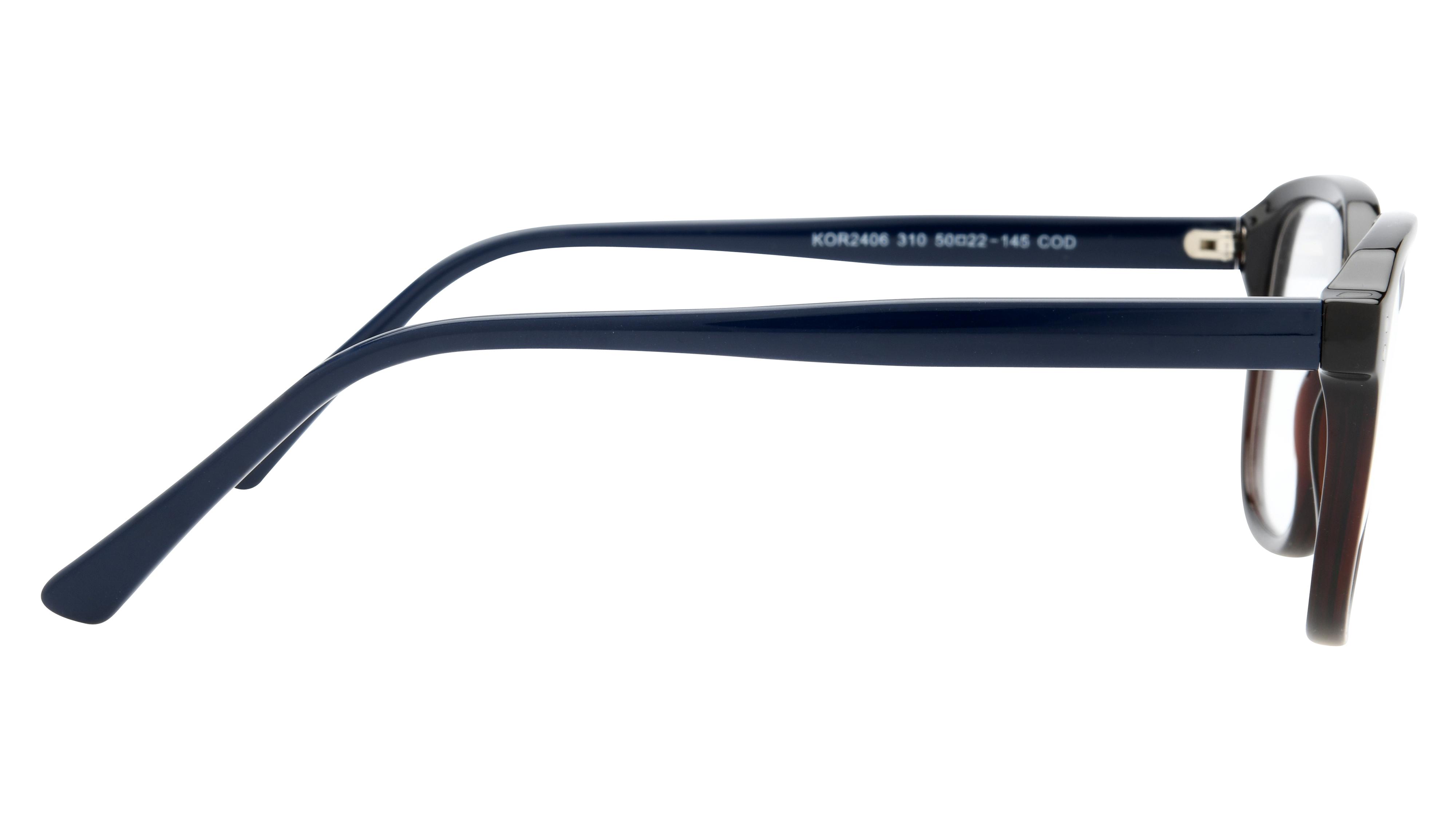 Lunettes de vue Signature Krys Homme Marron Rectangle Kor2406 Droite