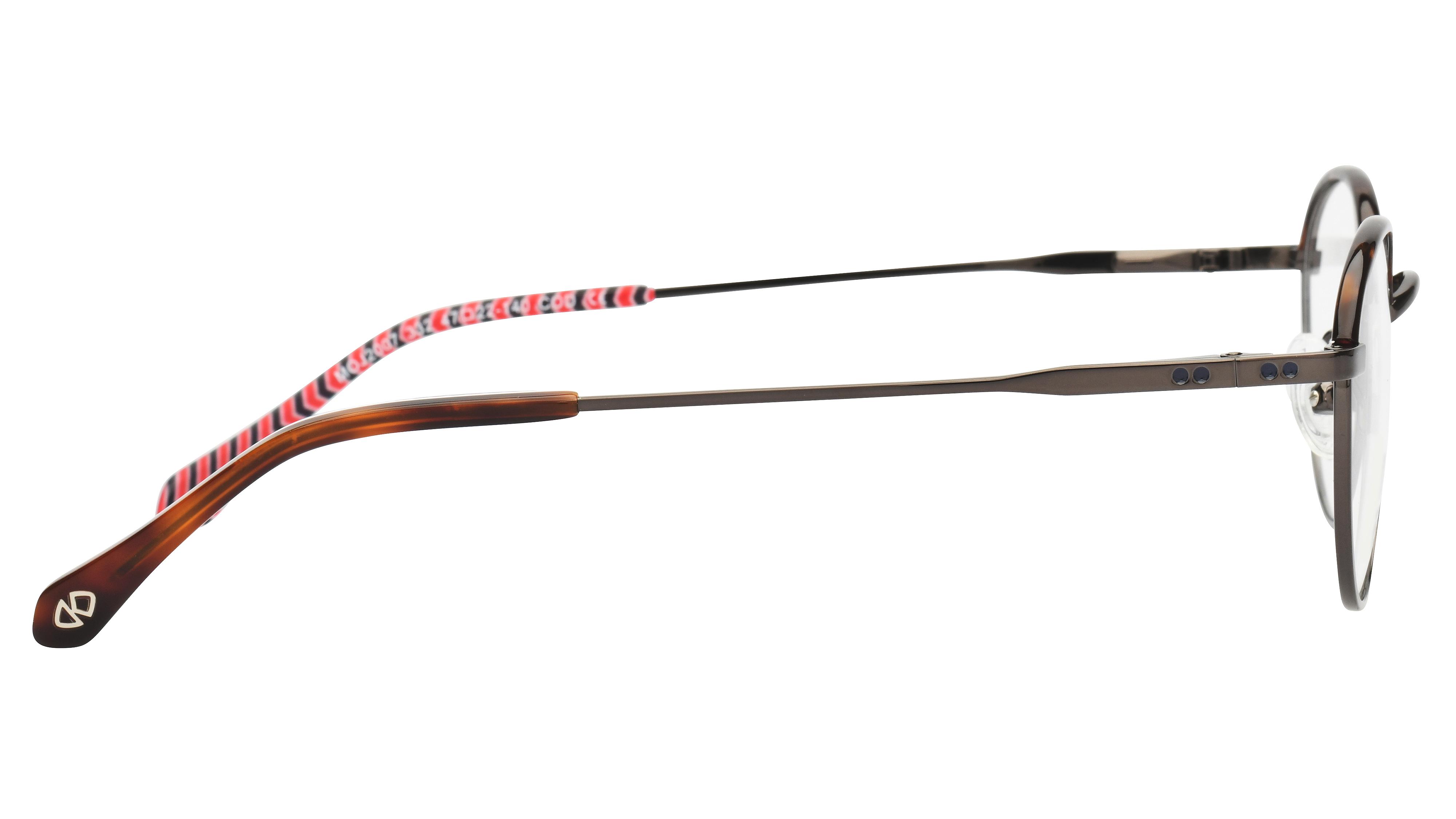 Lunettes de vue Signature Krys Homme Écaille Ronde Moj2007 Droite