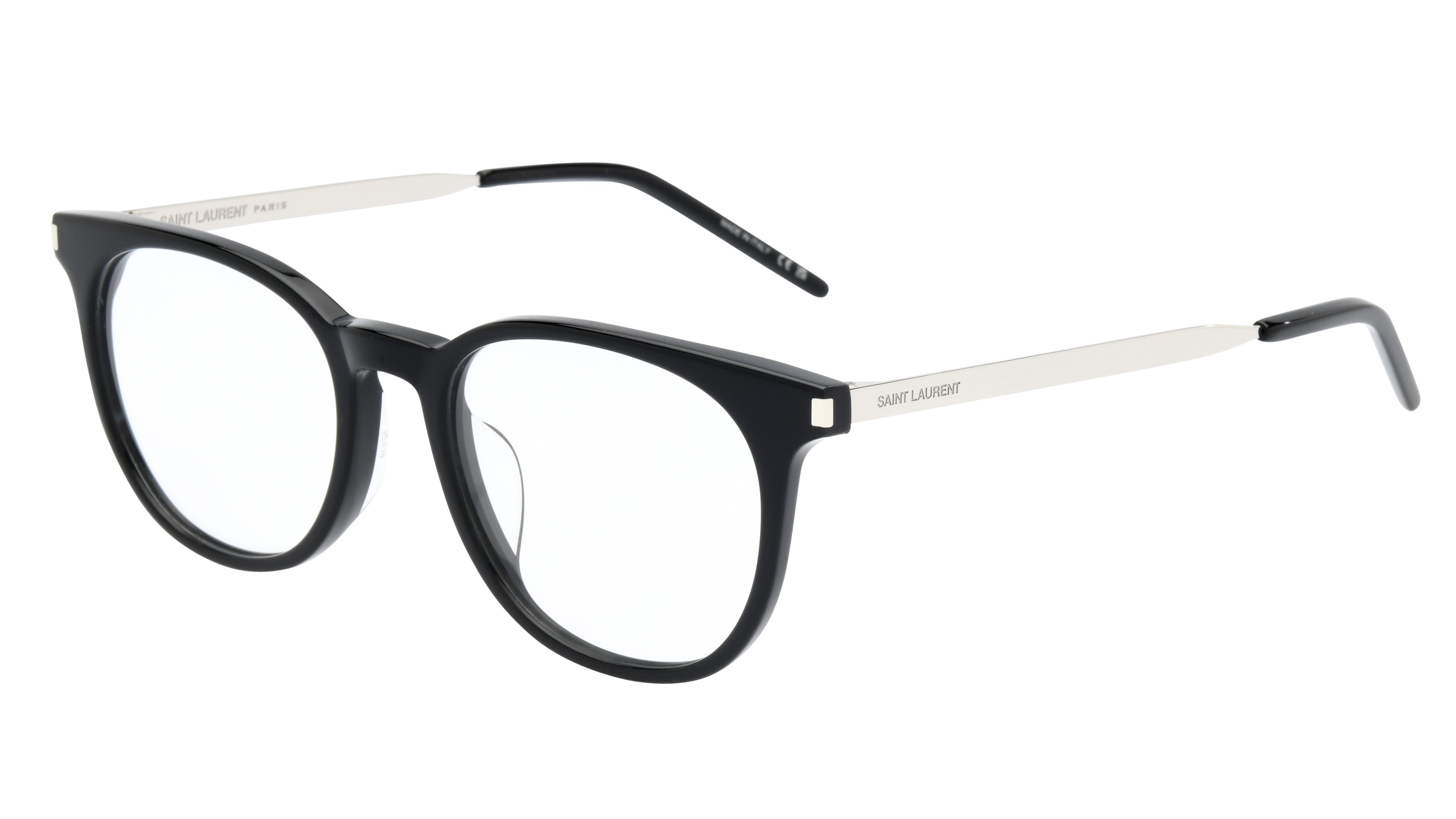 Lunettes de vue Saint Laurent Mixte Noir Pantos Sl683/F Trois-Quart