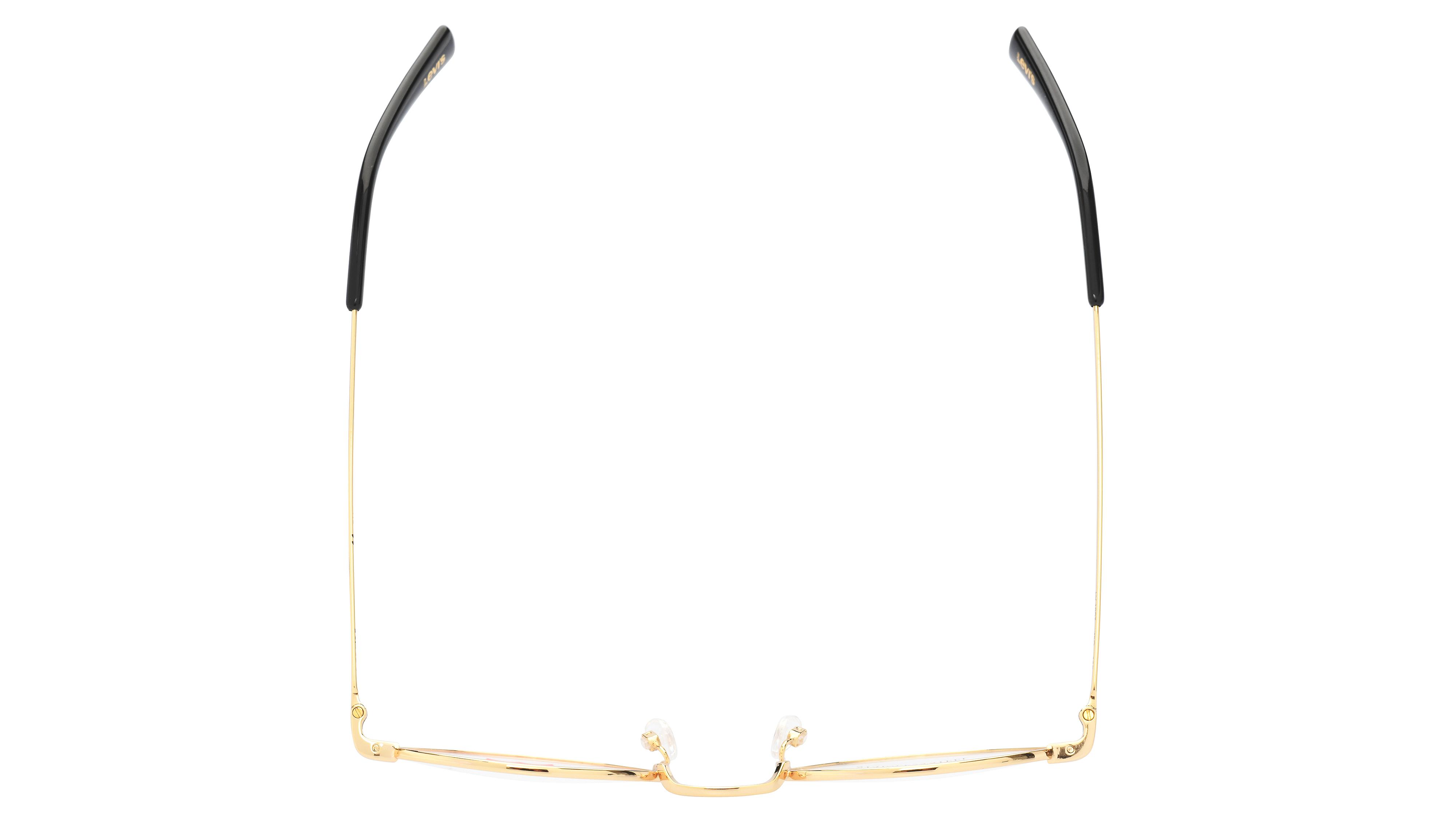 Lunettes de vue Levi's Mixte Or Ronde Lv1007 Dessus