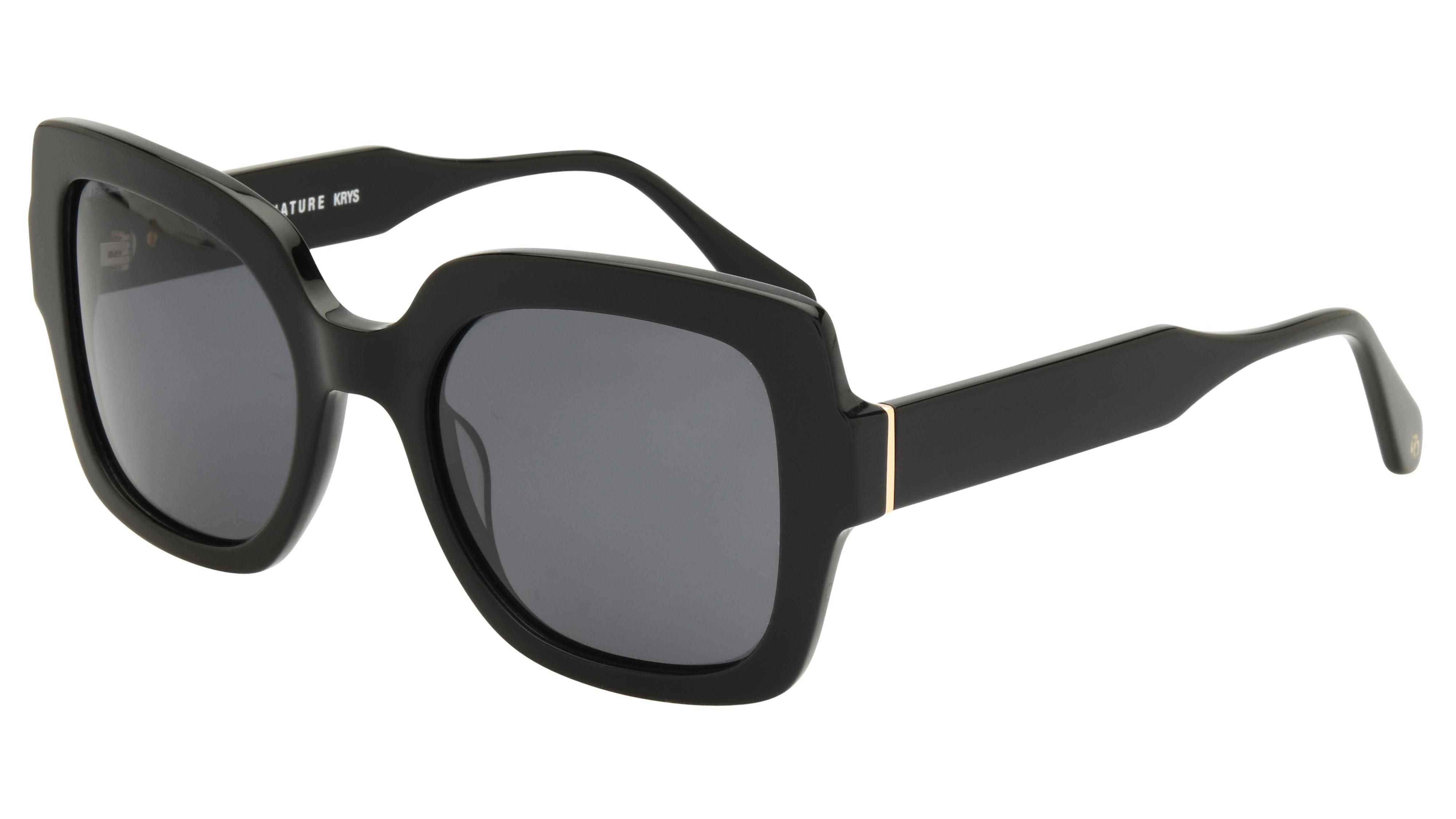 Lunettes de soleil Signature Krys Femme Noir Carré skj2614-d Trois-Quart