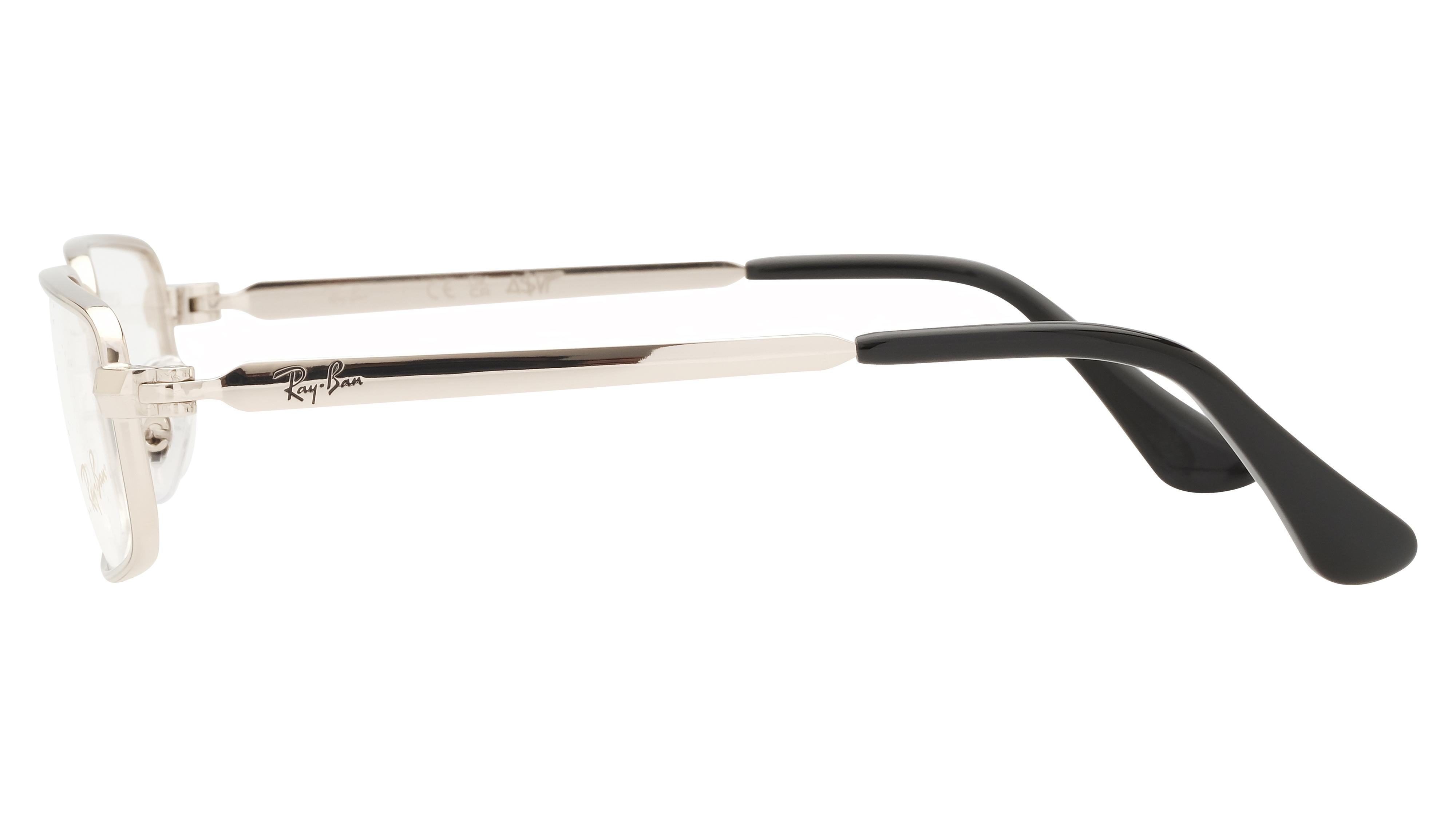 Lunettes de vue Ray-Ban Mixte Argent Rectangle Rx3927V Gauche