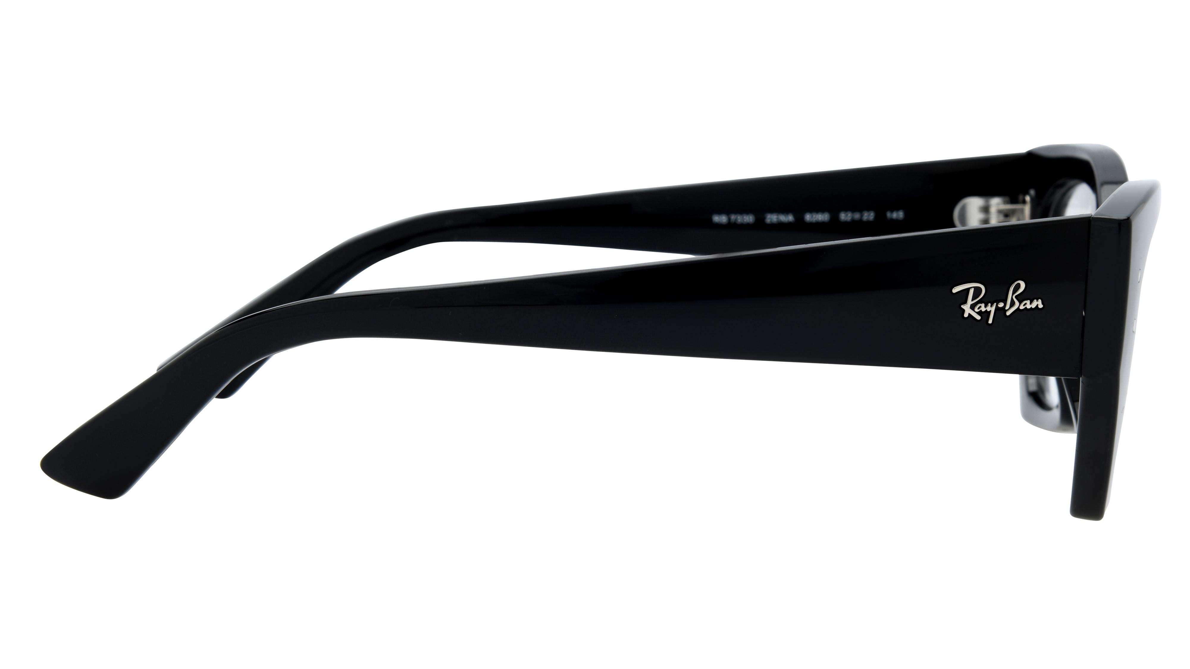 Lunettes de vue Ray-Ban Mixte Noir Papillon Rx7330 Droite