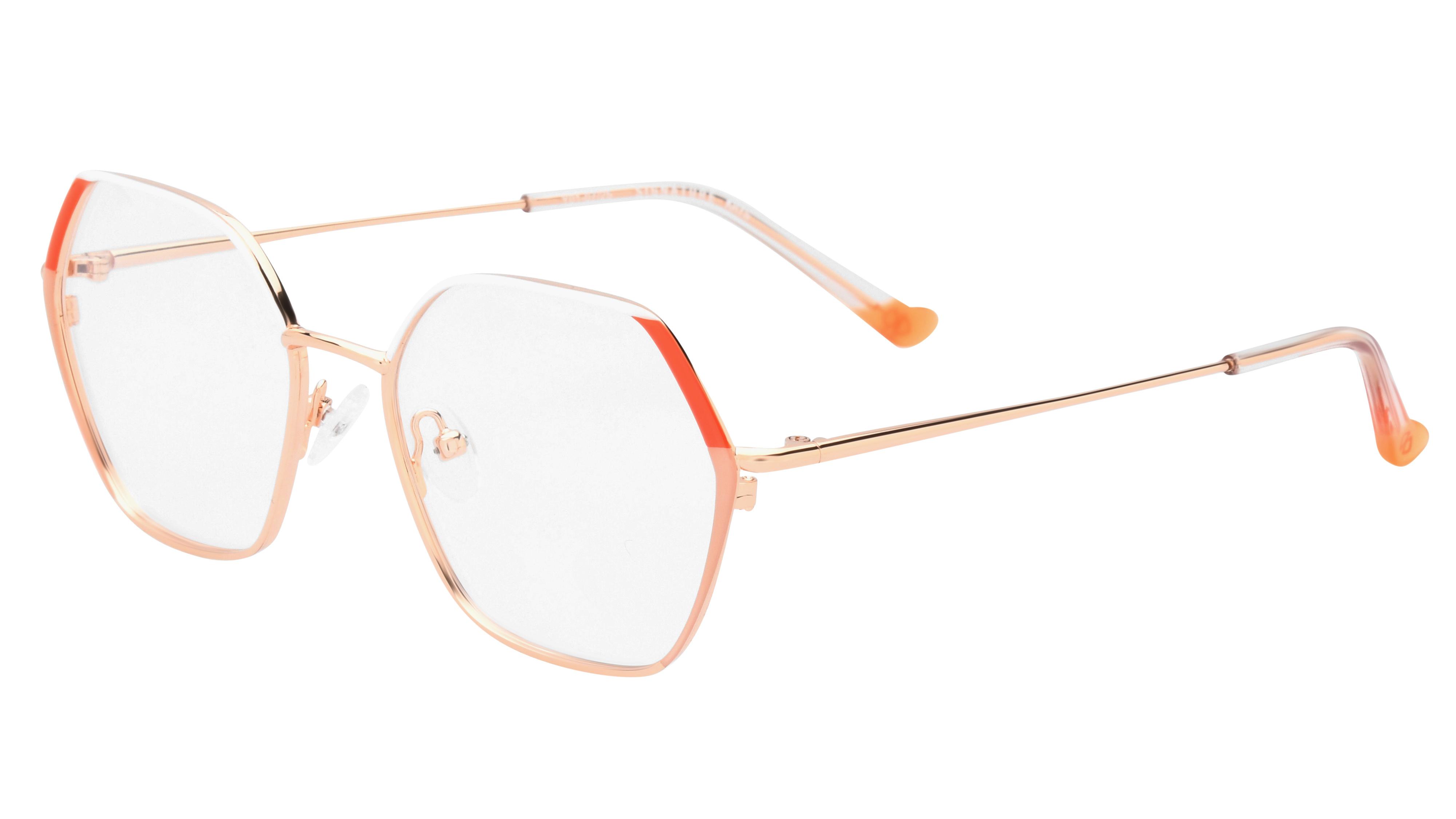 Lunettes de vue Signature Krys Femme Rose Carré Kis2407 Trois-Quart