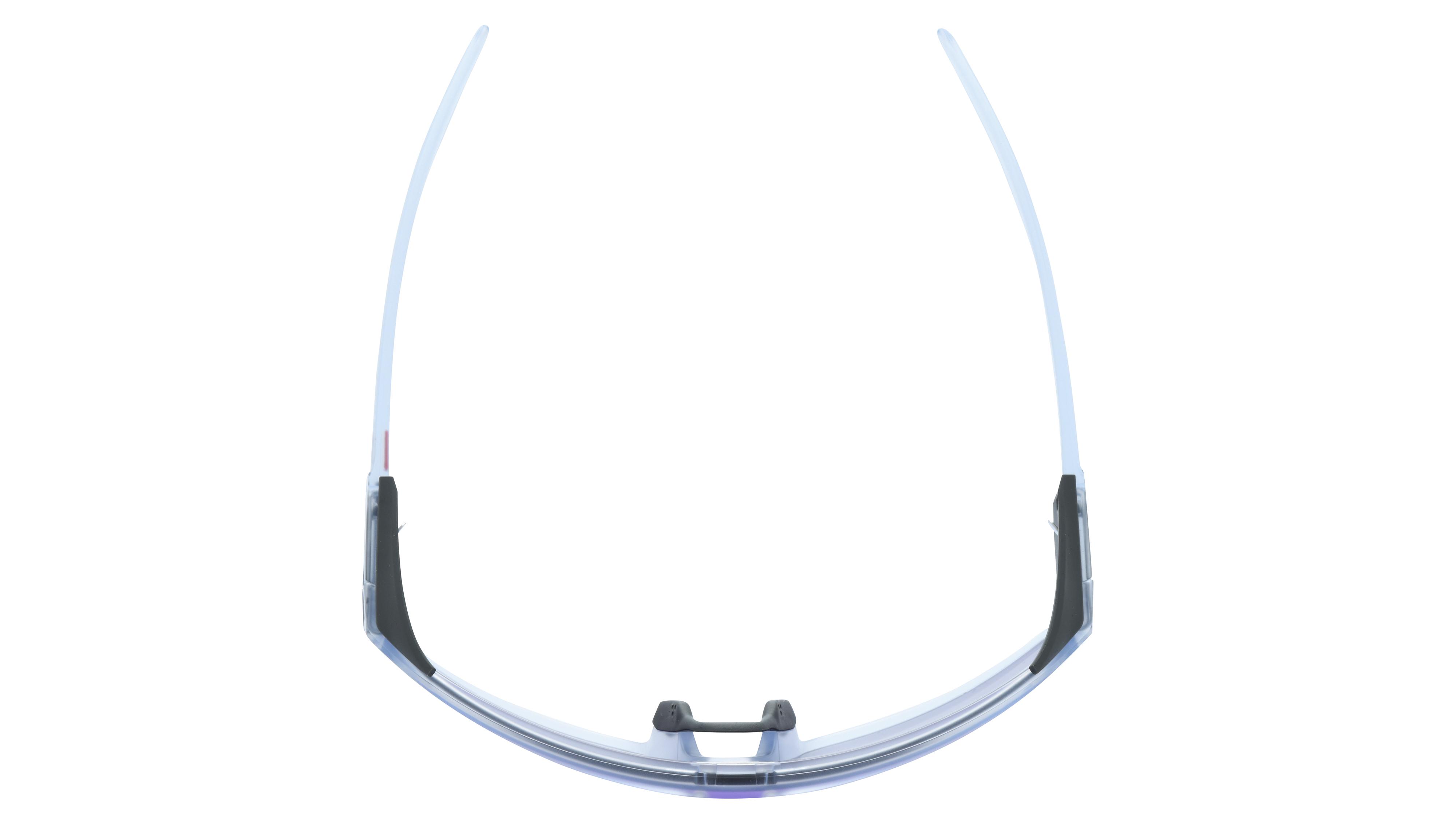 Lunettes de soleil Oakley Mixte Transparent Rectangle OO9404 Dessus