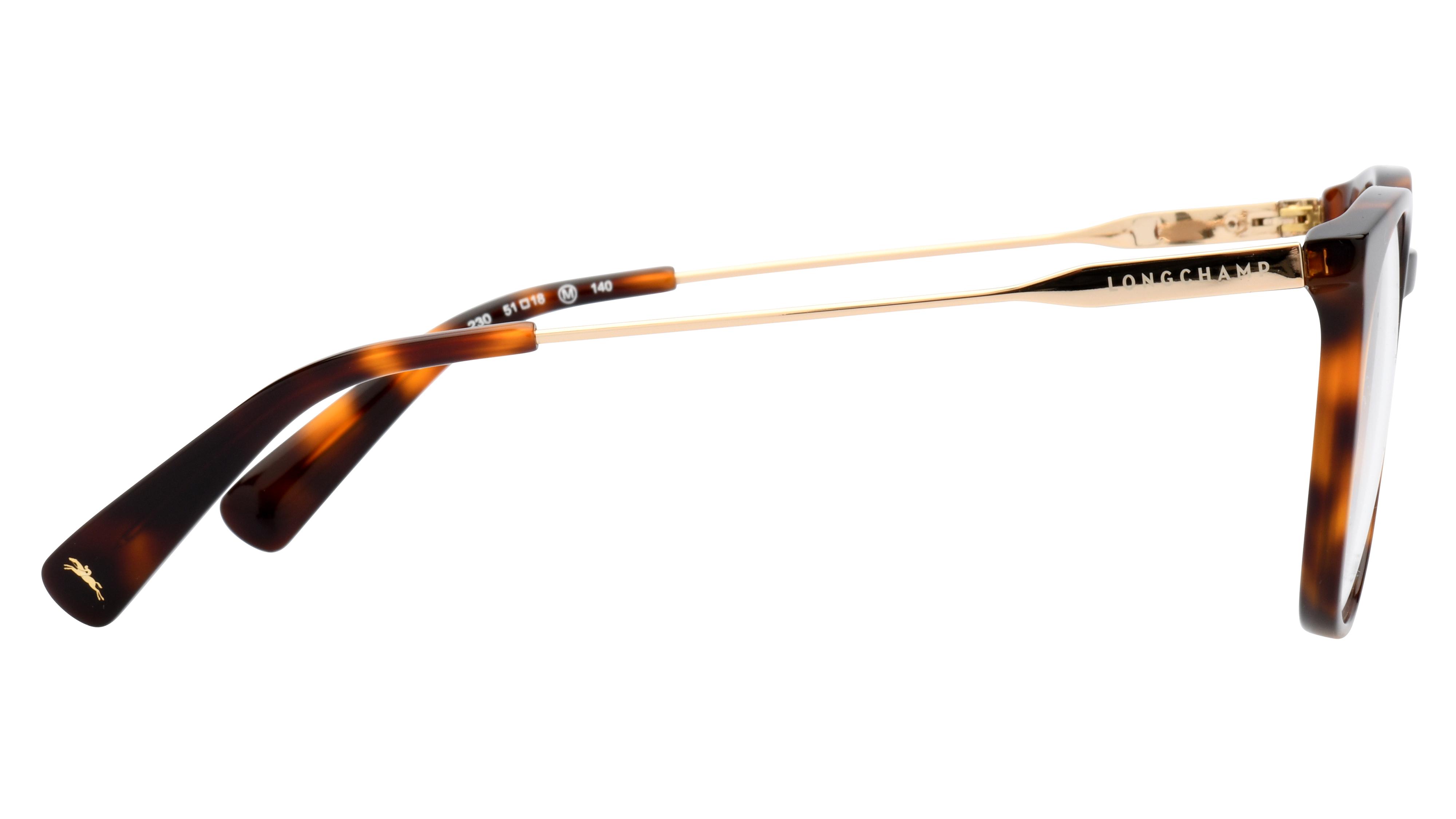 Lunettes de vue Longchamp Femme Écaille Pantos Lo2720 Droite