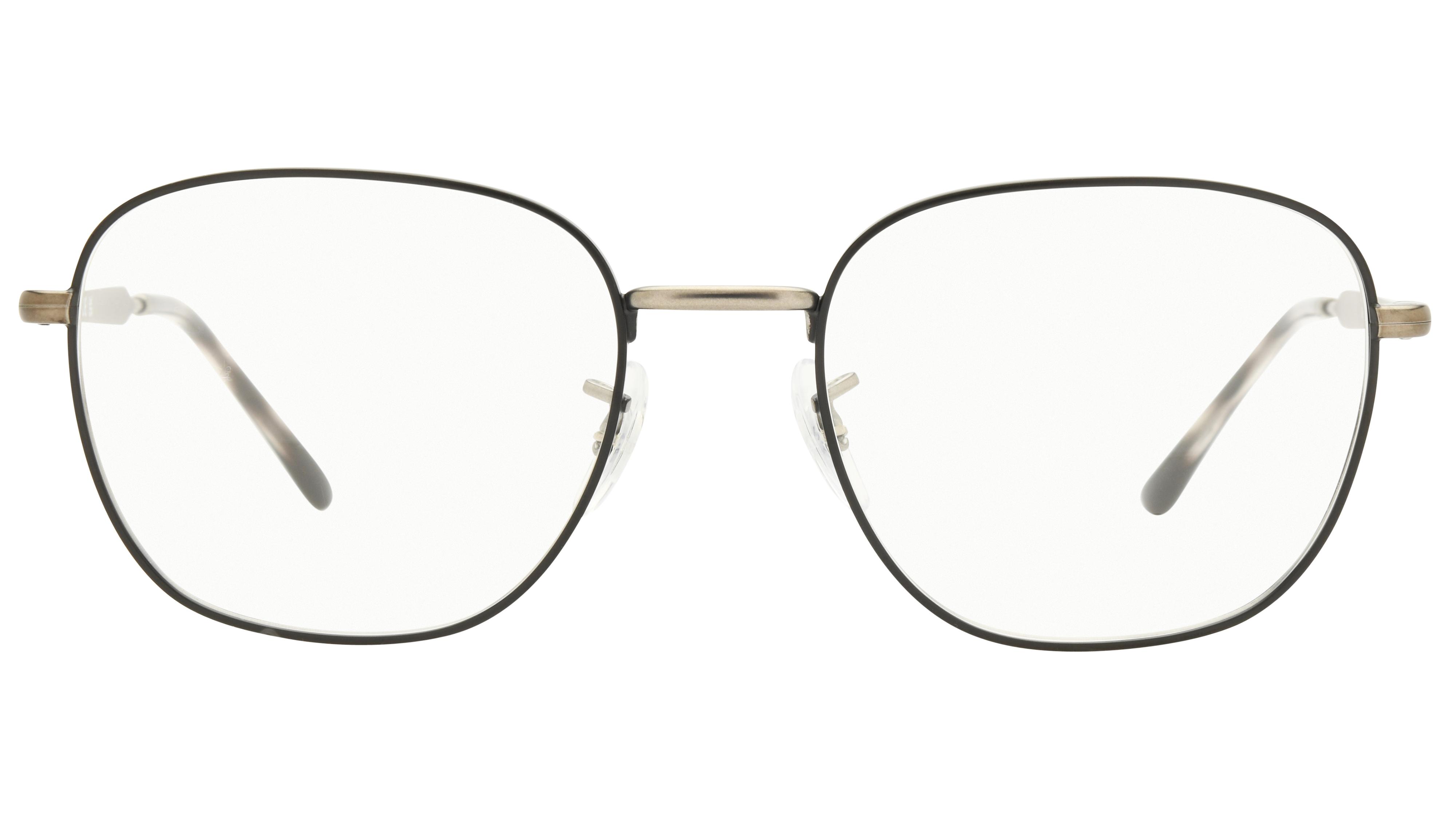 Lunettes de vue Ray-Ban Mixte Noir Carré RX6534 Face