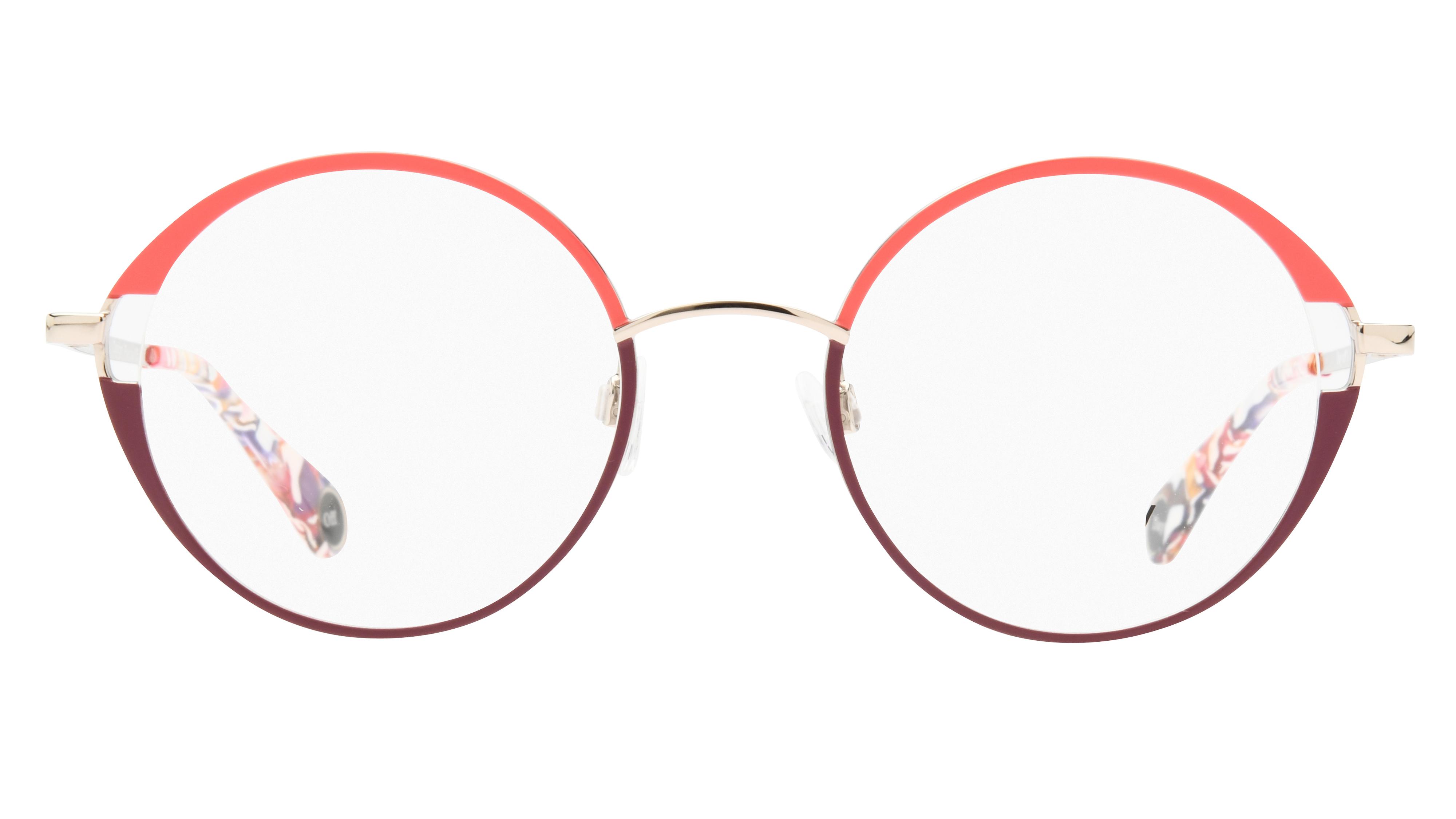Lunettes de vue WOOW Dayoff1 9404 Rouge Imp Ronde Krys