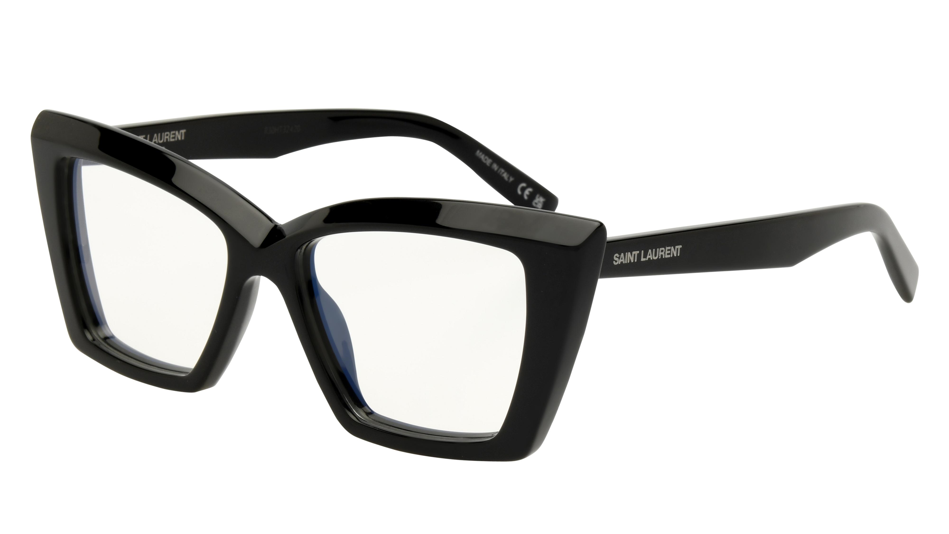 Lunettes de vue Saint Laurent Femme Noir Papillon Sl Trois-Quart