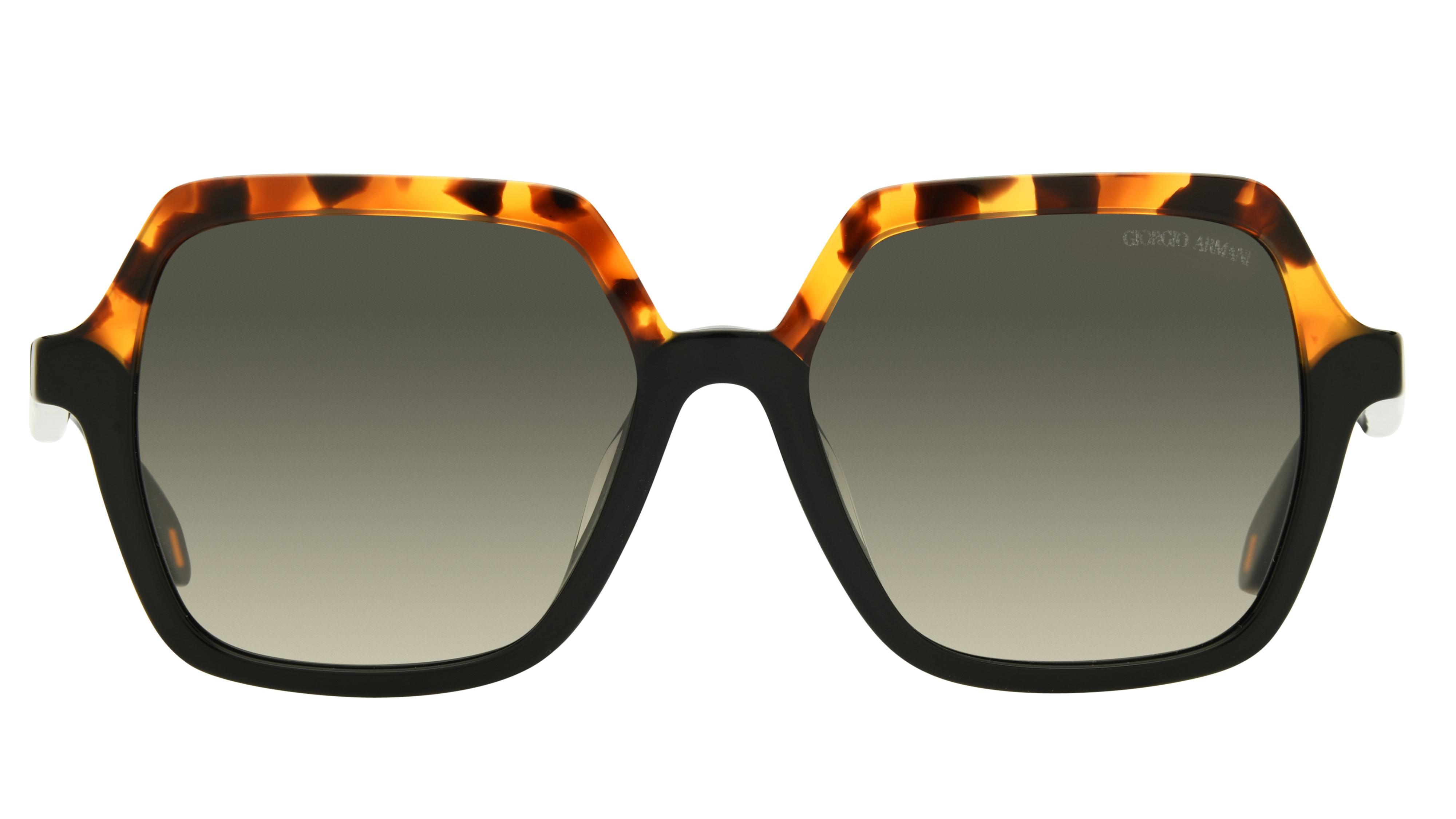 Lunettes de soleil Giorgio Armani Femme Écaille Carré AR8193U Face