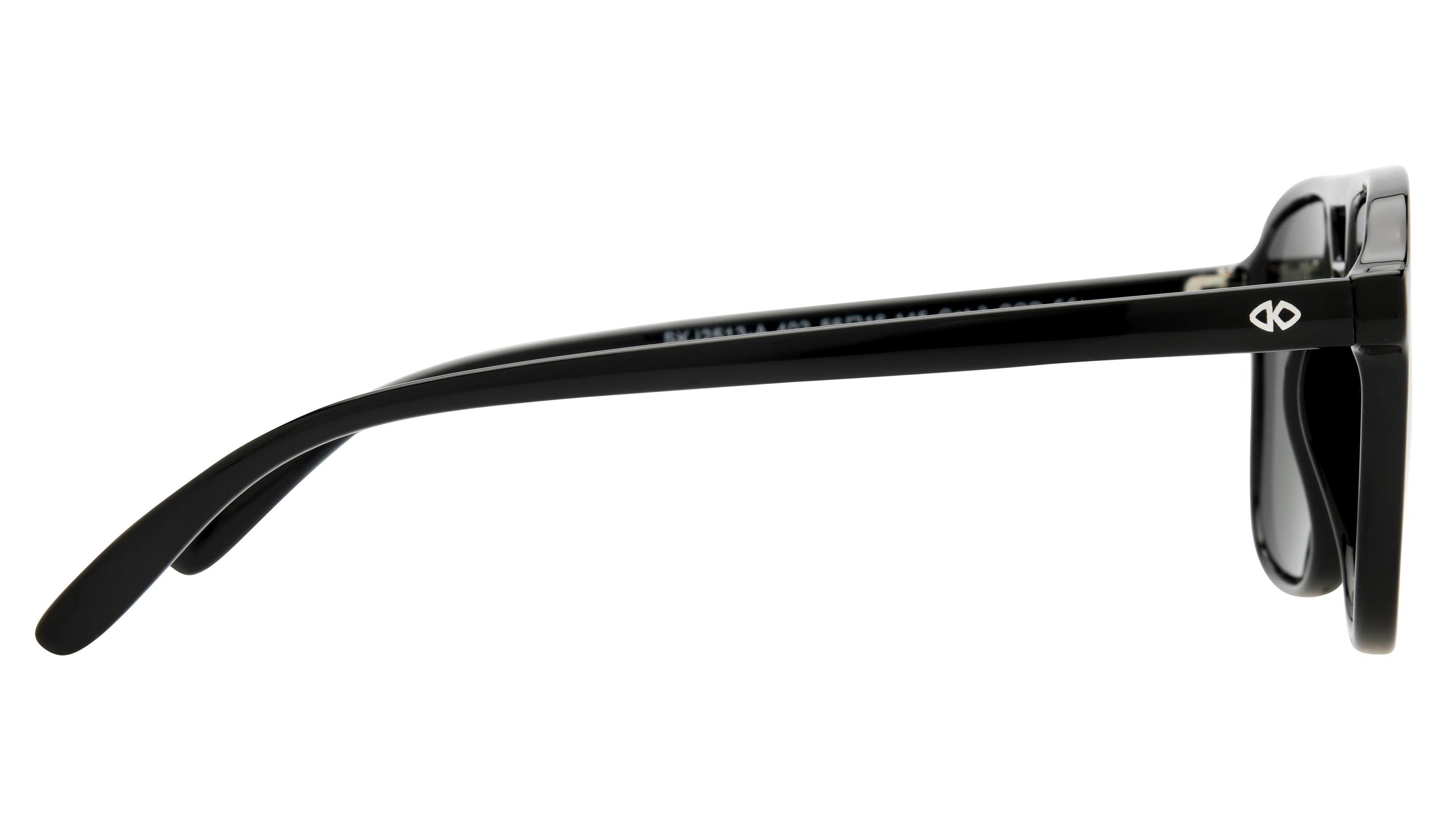 Lunettes de soleil Signature Krys Homme Noir Aviateur Skj2513-A Droite