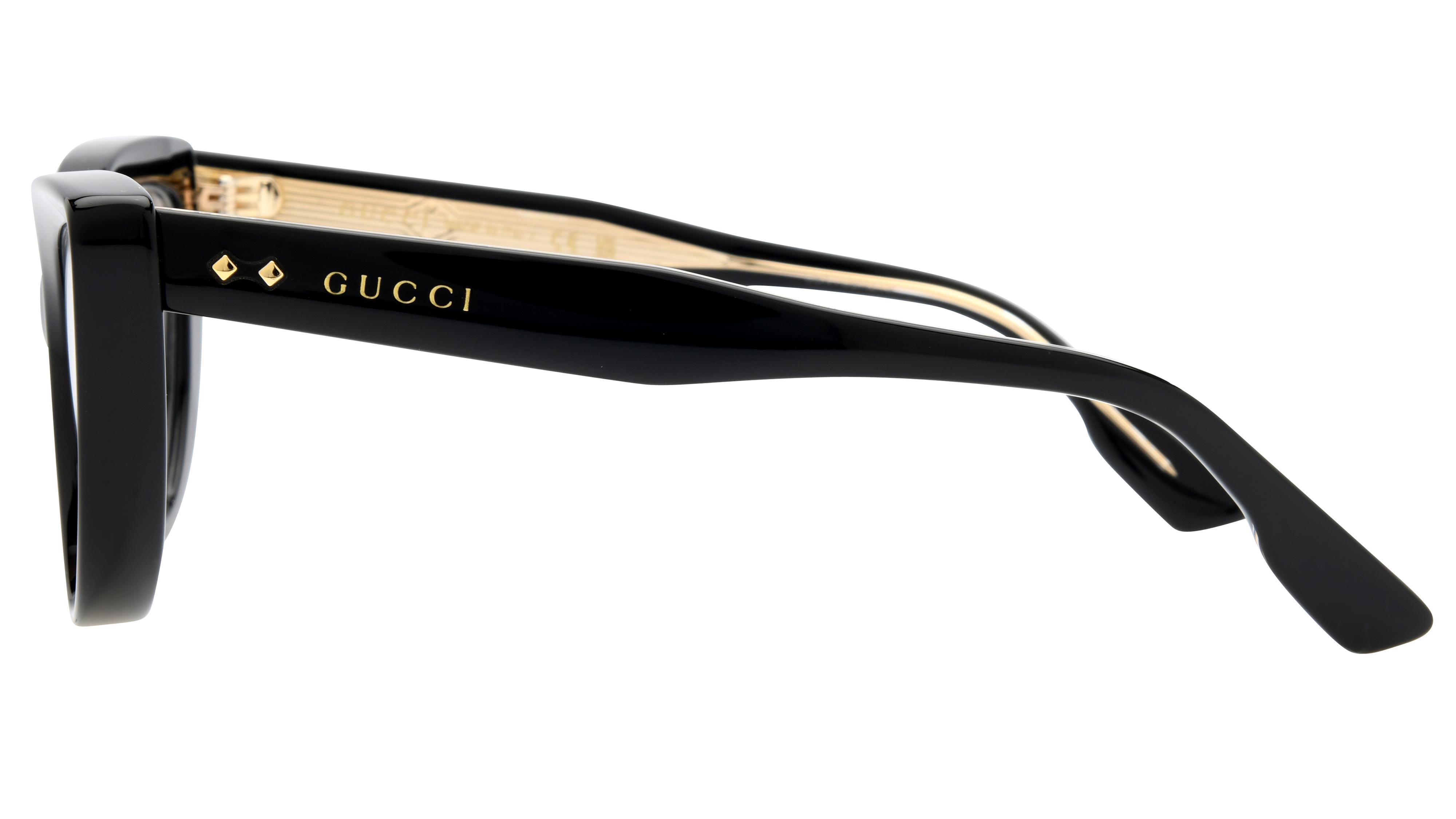 Lunettes de vue Gucci Femme Noir Papillon Gg1530O Gauche