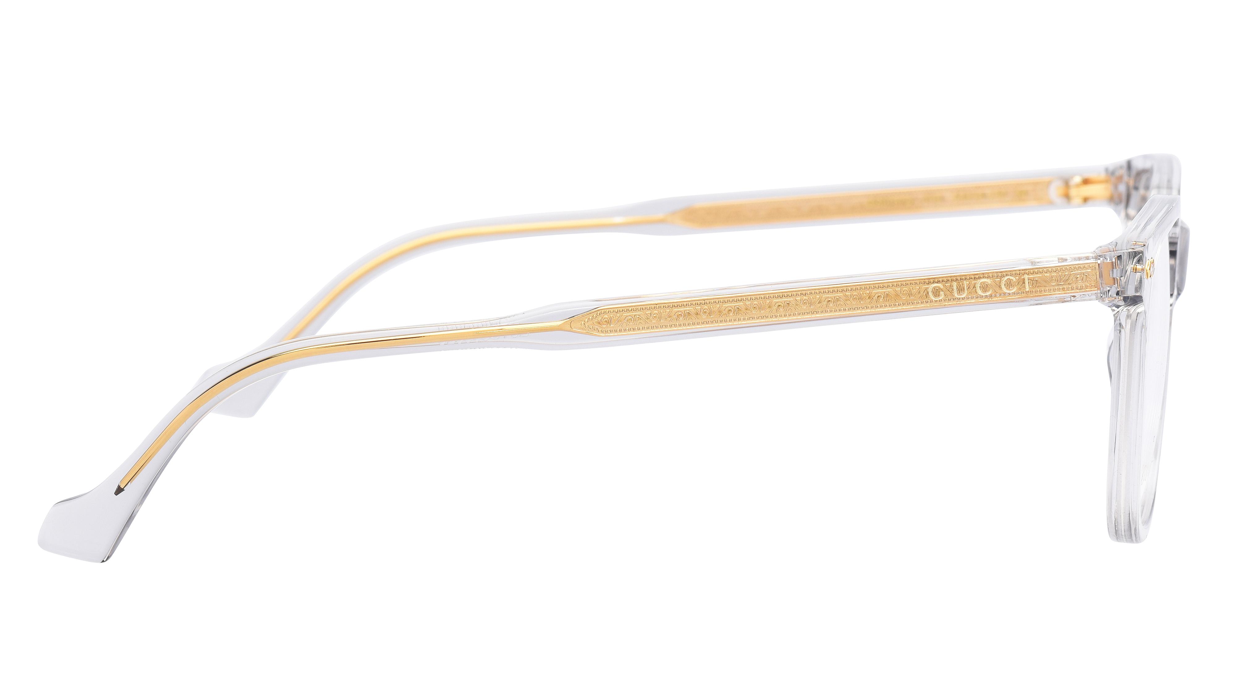 Lunettes de vue Gucci Homme Gris Rectangle Gg0737O Droite