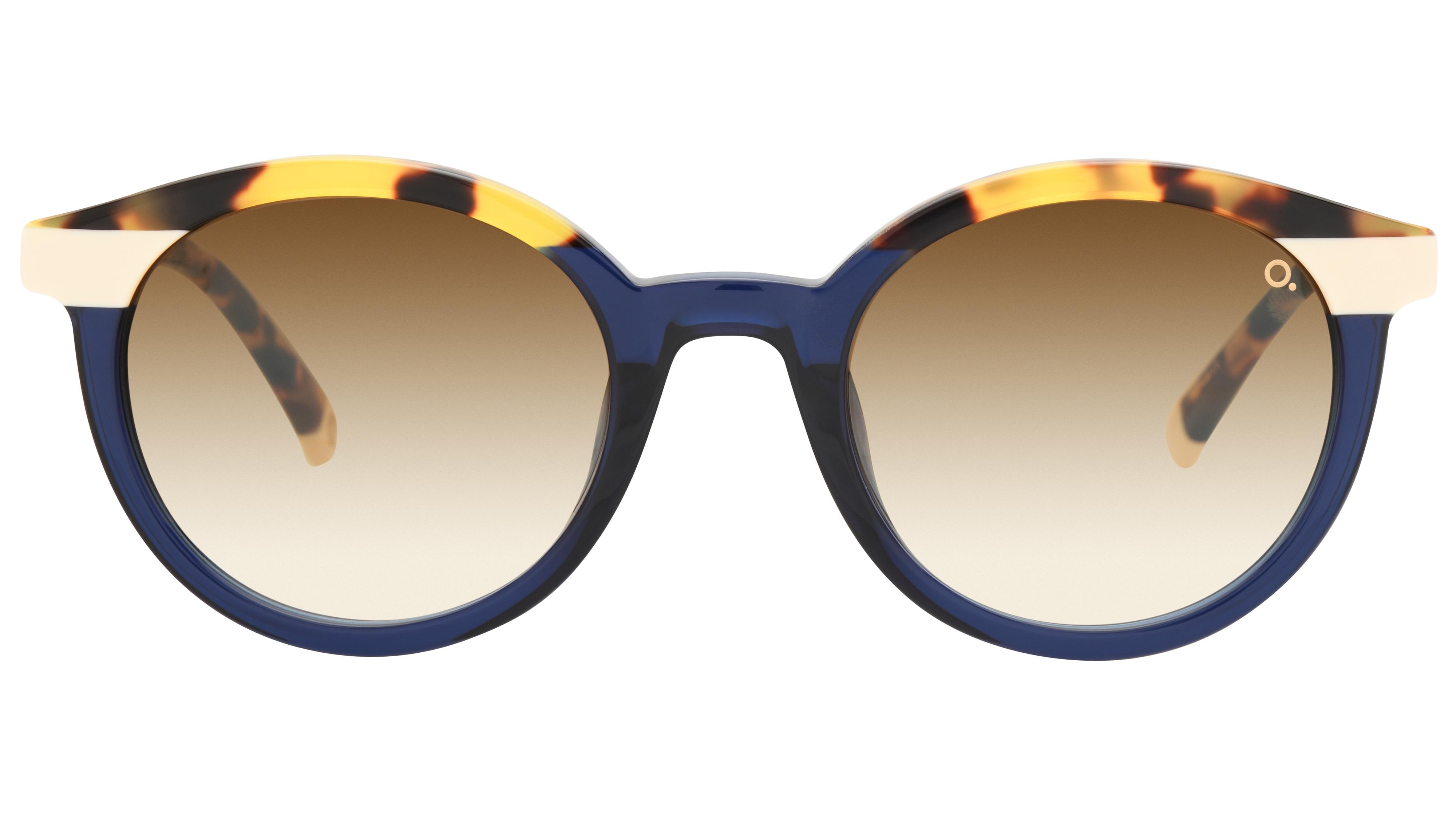 Vogue - Lunettes de soleil carrées à verres marron - Rouge écaille de
