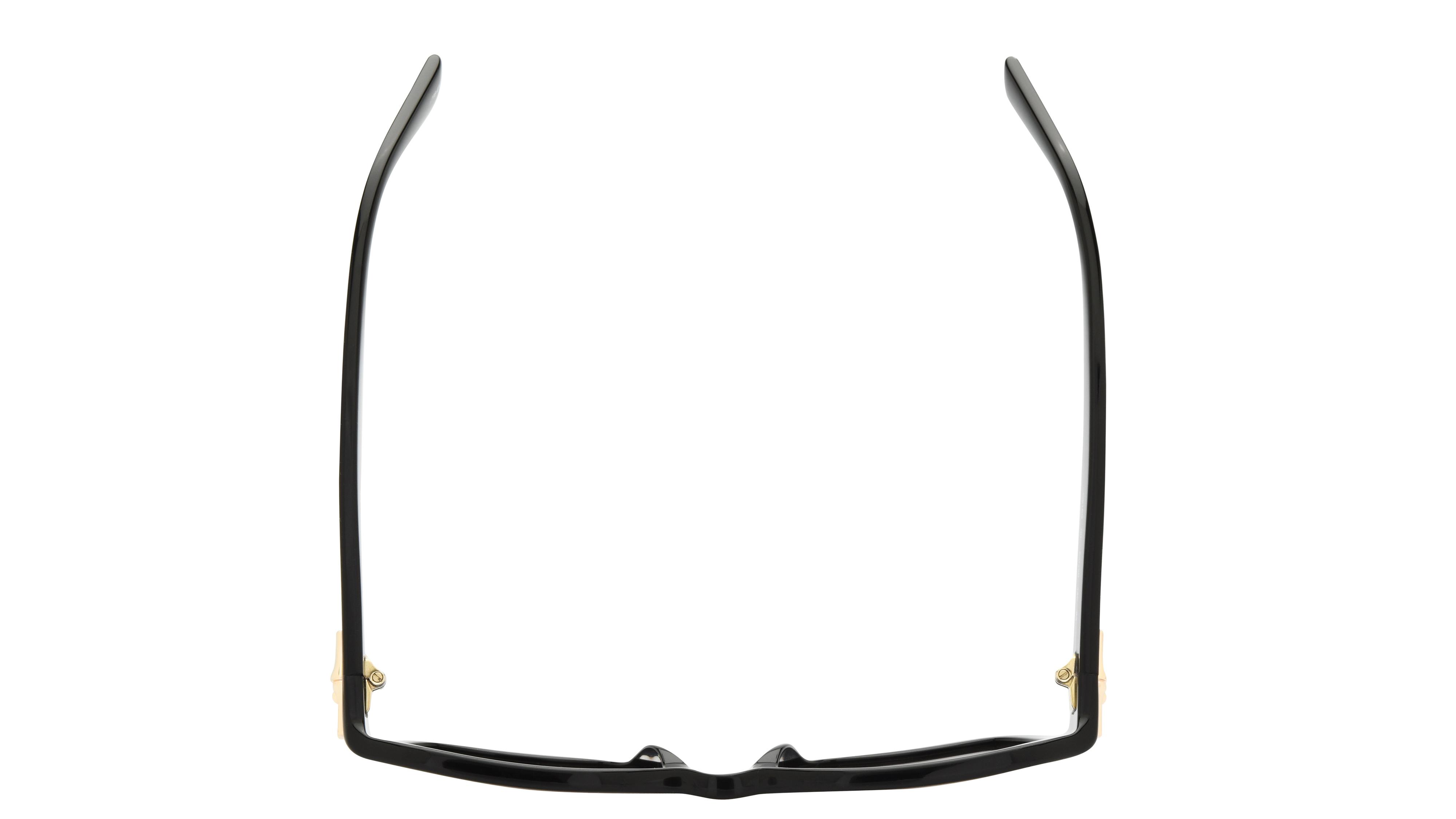 Lunettes de soleil Longchamp Femme Noir Rectangle Lo816S Dessus