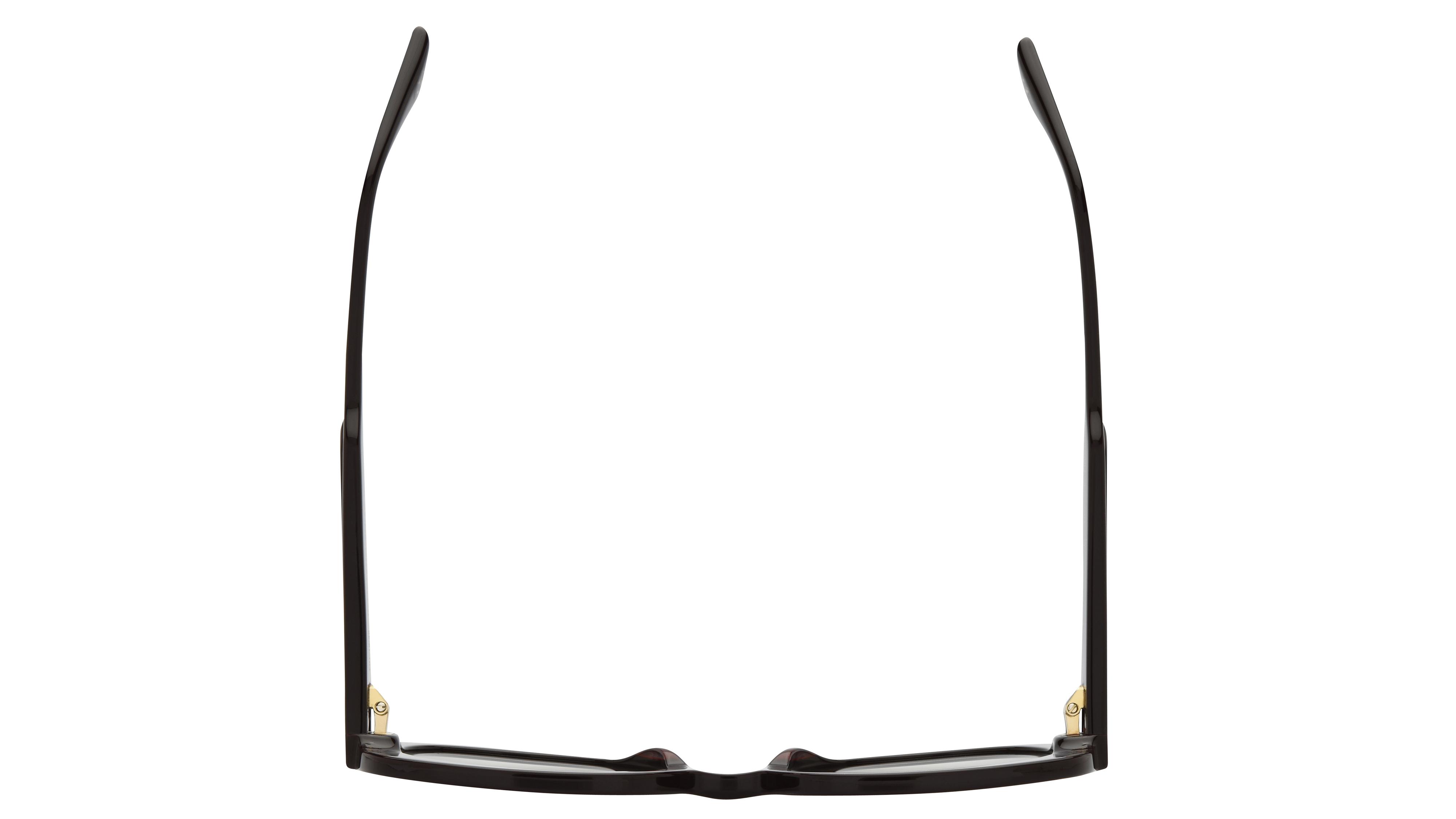 Lunettes de soleil Signature Krys Femme Rouge Ronde Passionnee Dessus