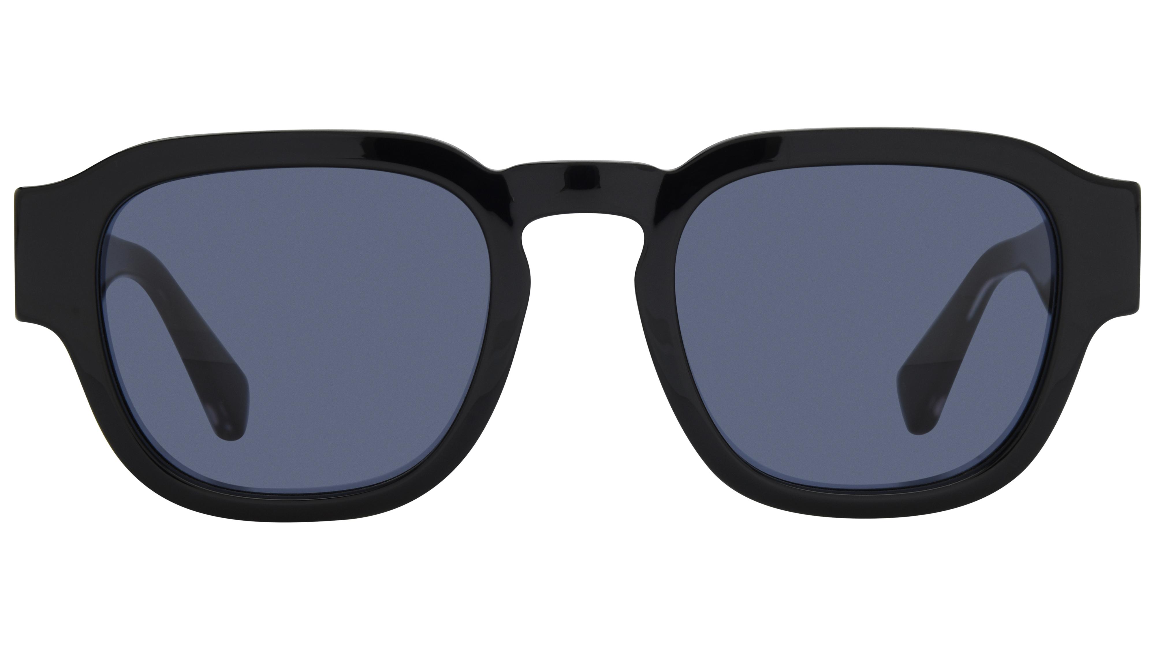 Lunettes de soleil Lacoste Mixte Noir Rectangle L6090S Face