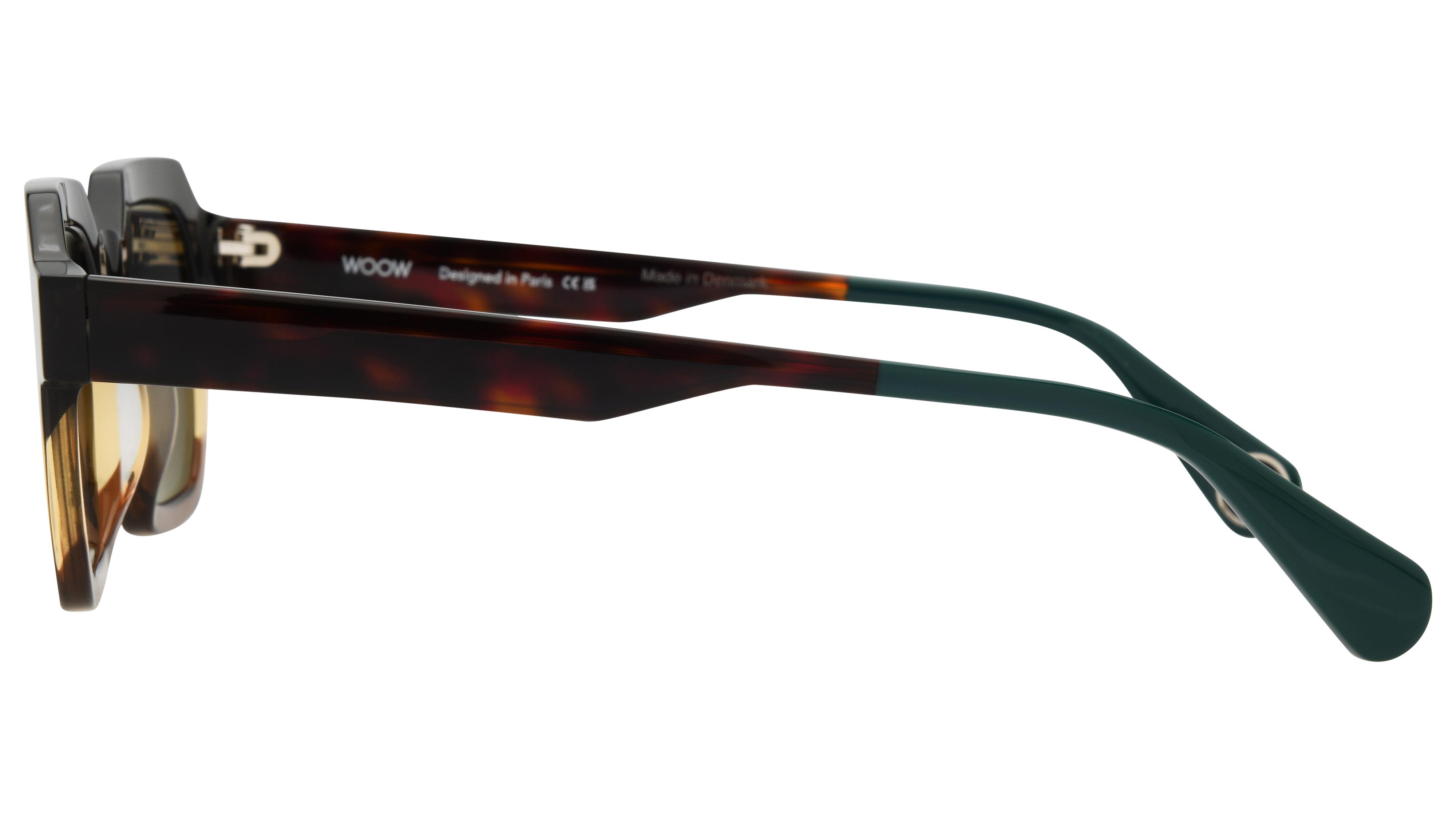 Lunettes de soleil WOOW Homme Gris Rectangle Supergamer Gauche
