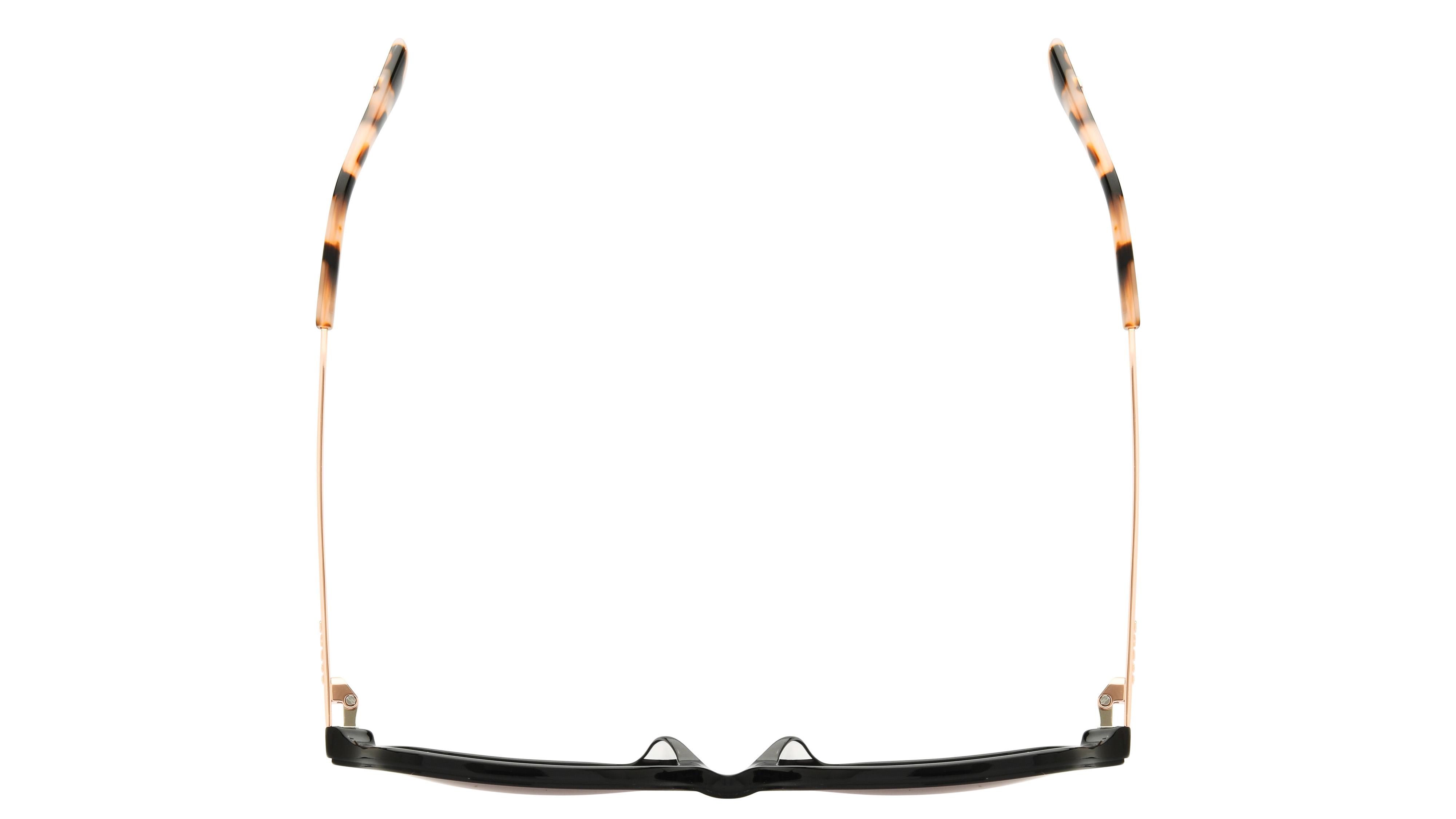 Lunettes de soleil Guess Femme Noir Carré GU00270 Dessus