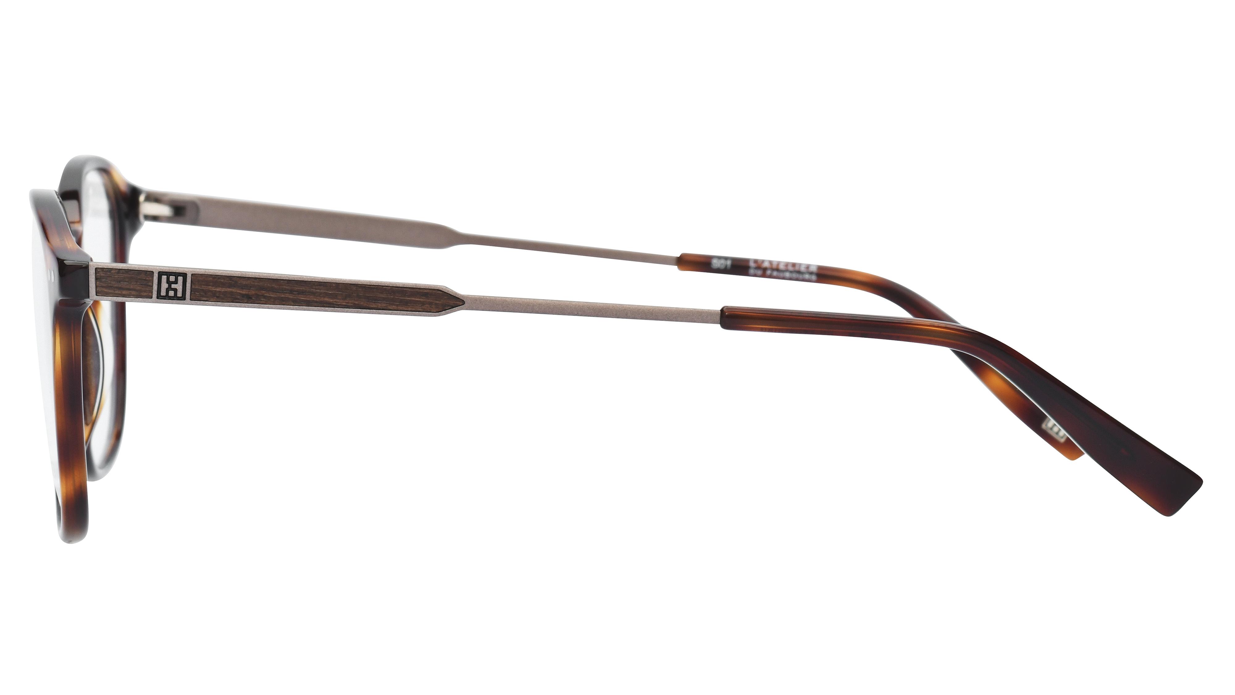 Lunettes de vue L'Atelier du Faubourg Homme Écaille Rectangle Adf1905 Gauche