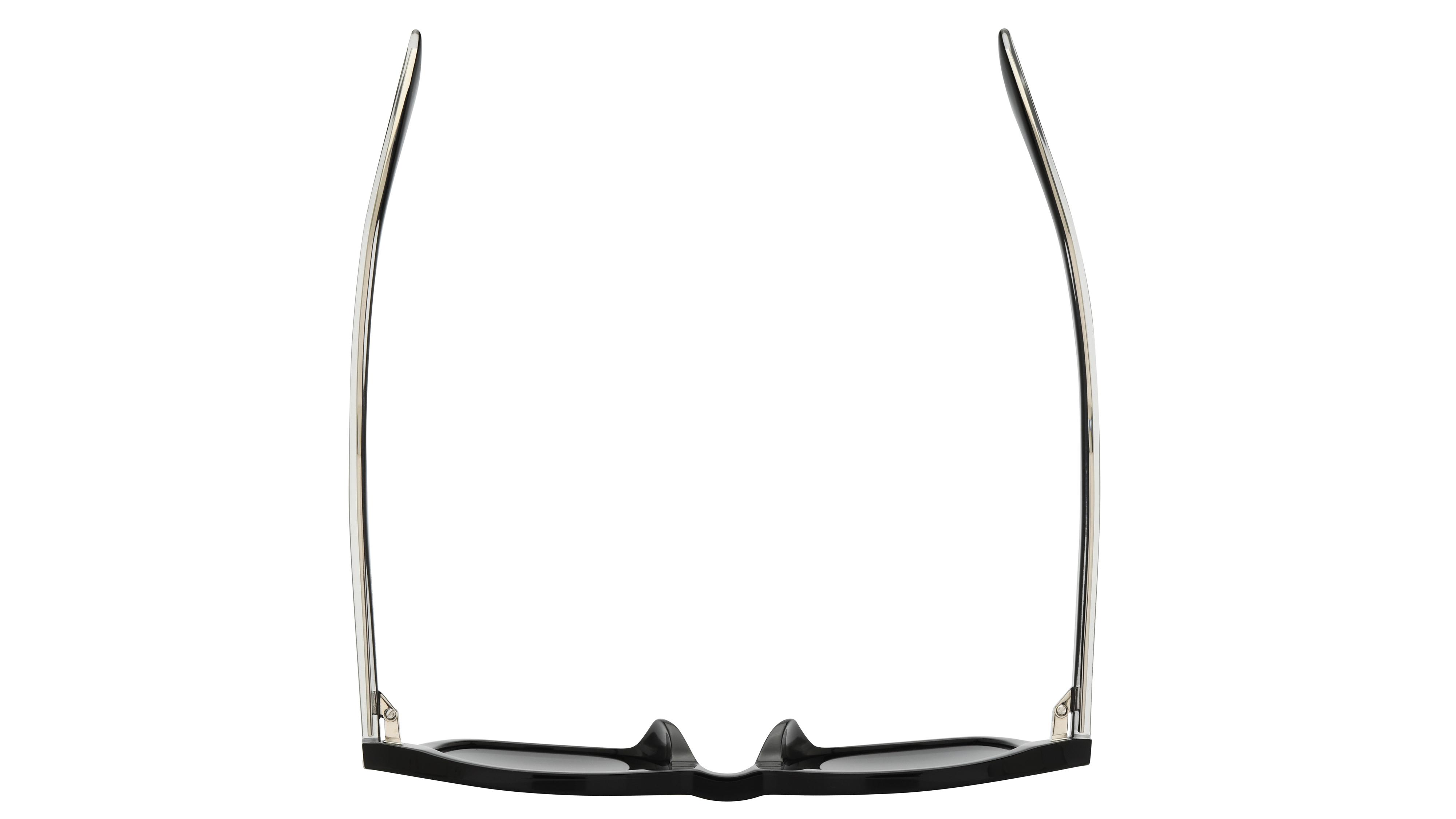Lunettes de soleil Saint Laurent Mixte Noir Ronde sl Dessus
