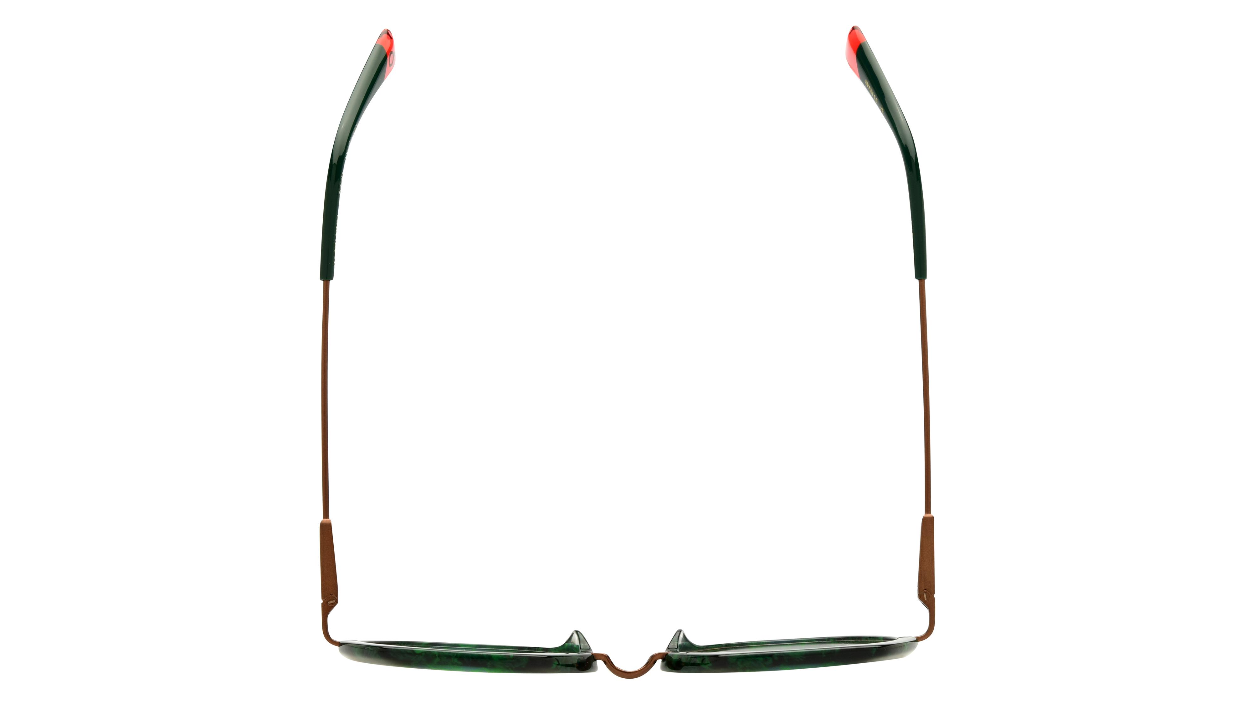 Lunettes de vue Etnia Barcelona Femme Vert Ronde Cassiopea Dessus