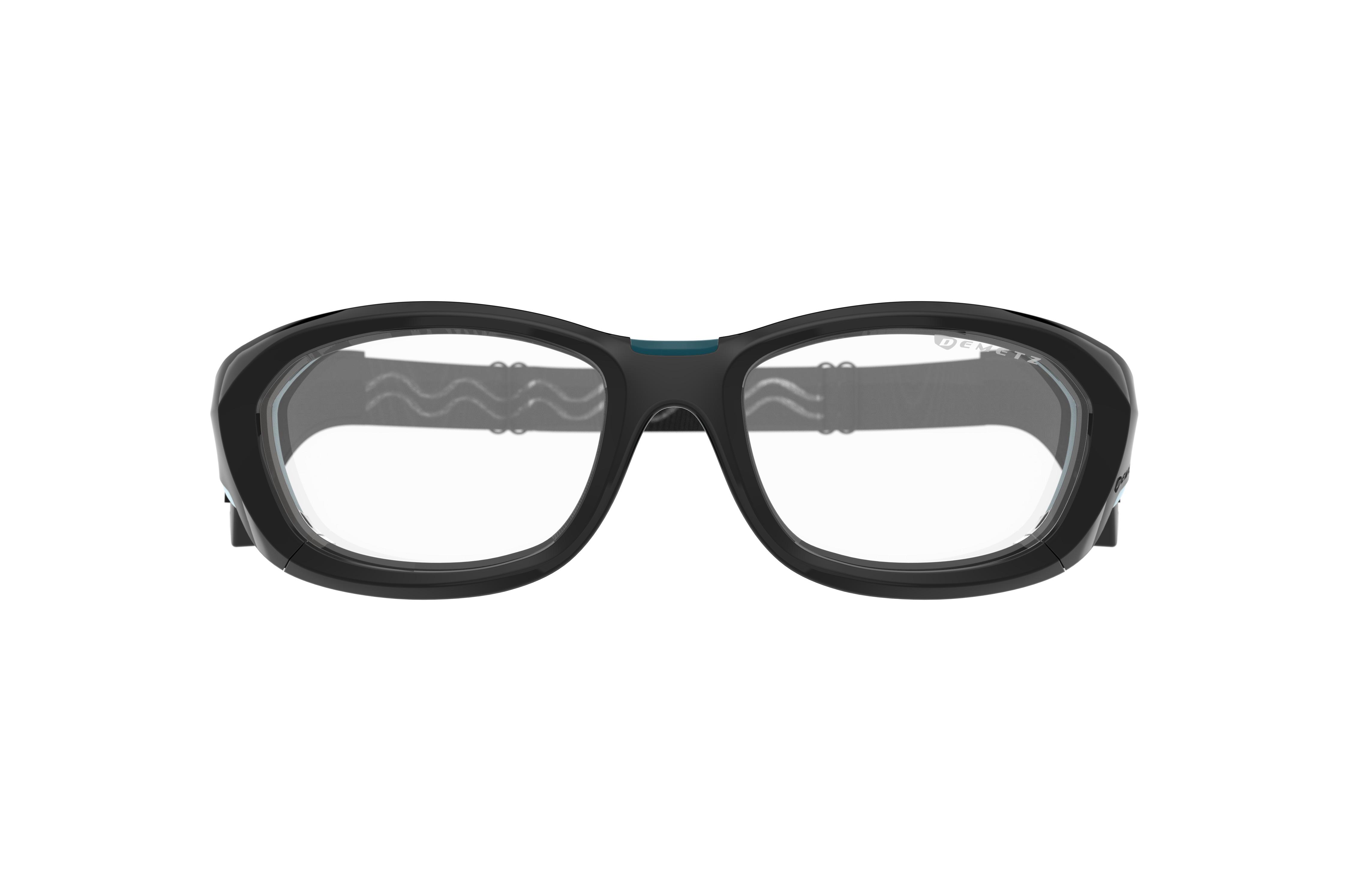 Lunettes de vue Demetz Mixte Noir Rectangle SMASH Face