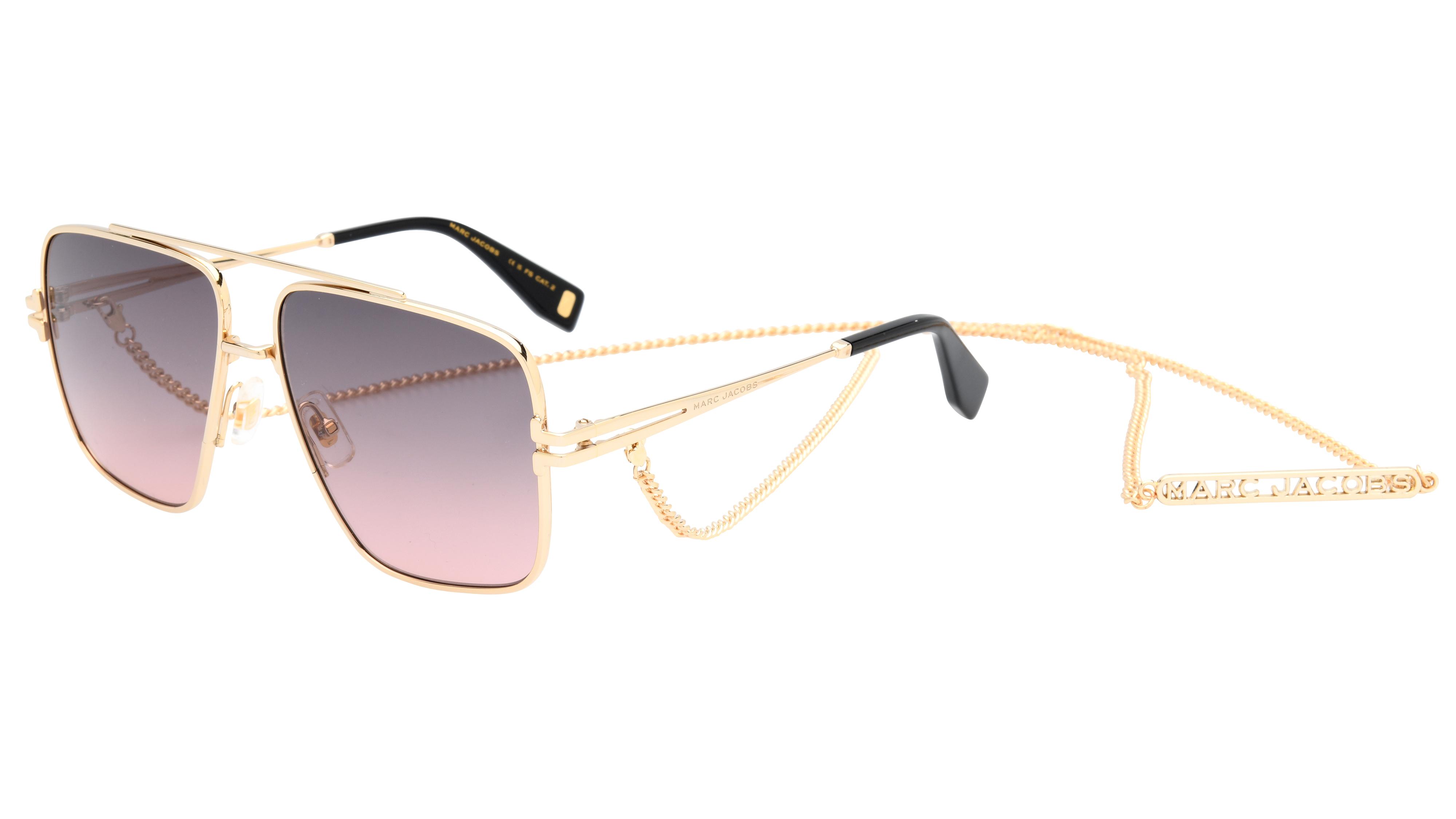 Lunettes de soleil Marc Jacobs Mj1091 N S Rhl Or Brillant Aviateur Krys