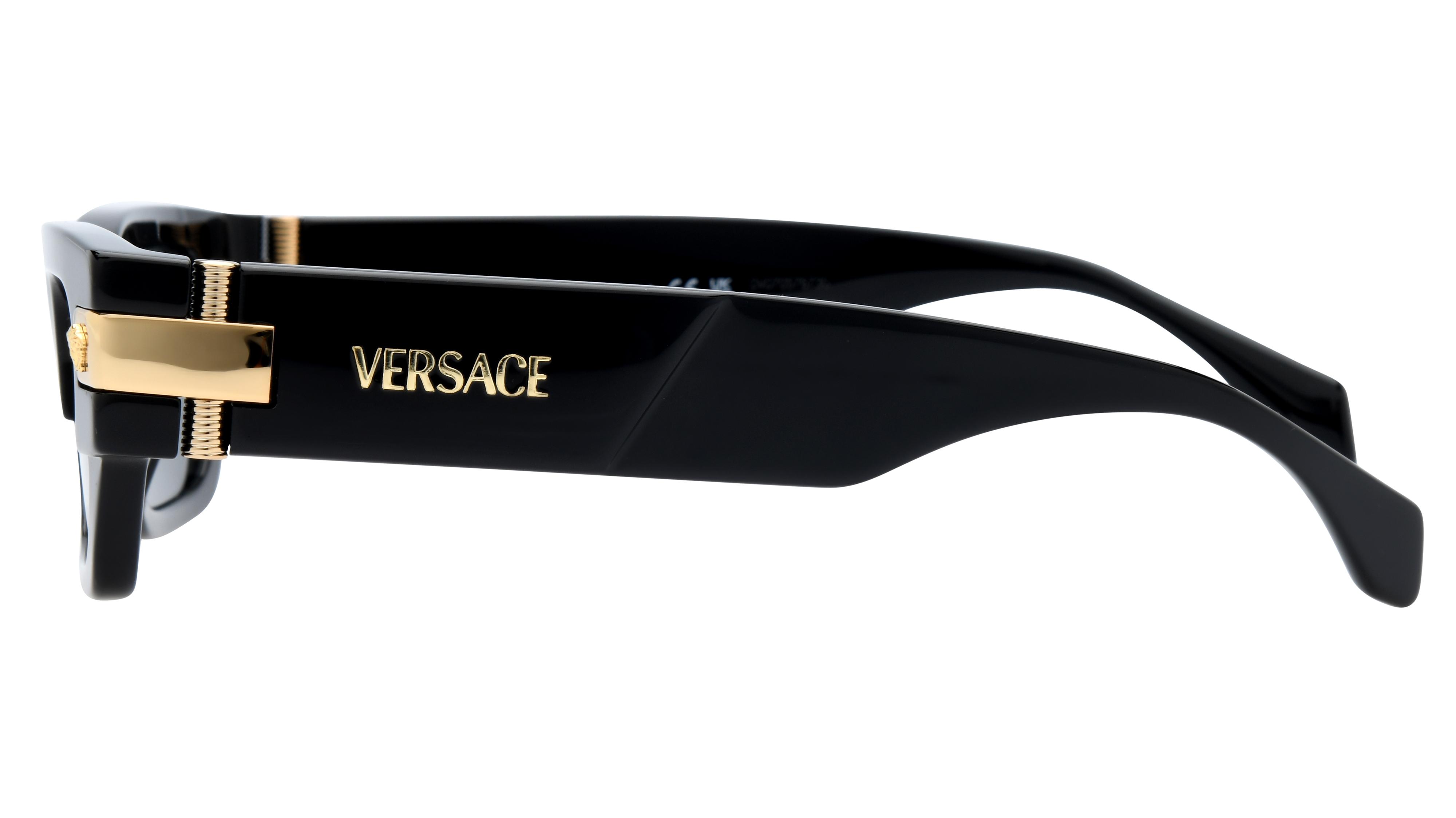Lunettes de soleil Versace Homme Noir Rectangle Ve4465 Gauche