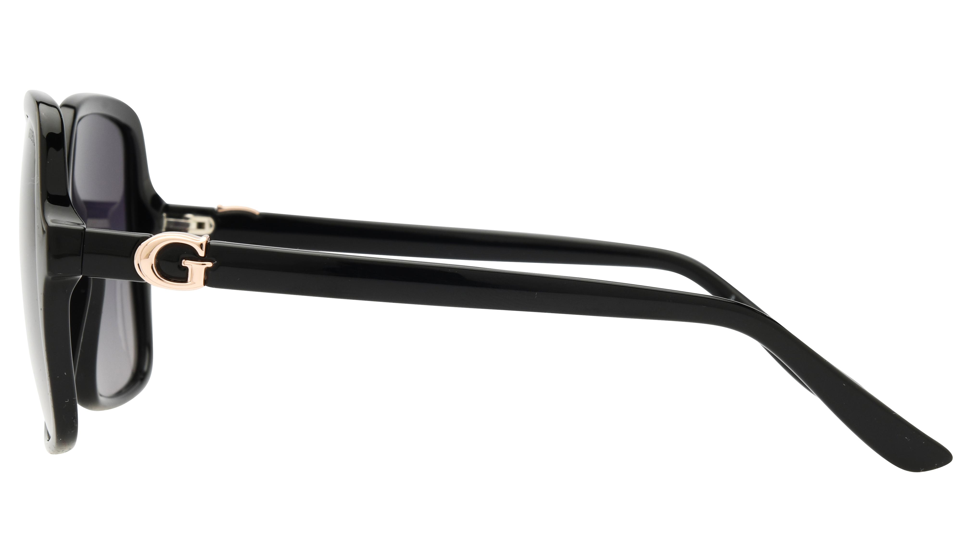 Lunettes de soleil Guess Femme Noir Carré Gu00190 Gauche