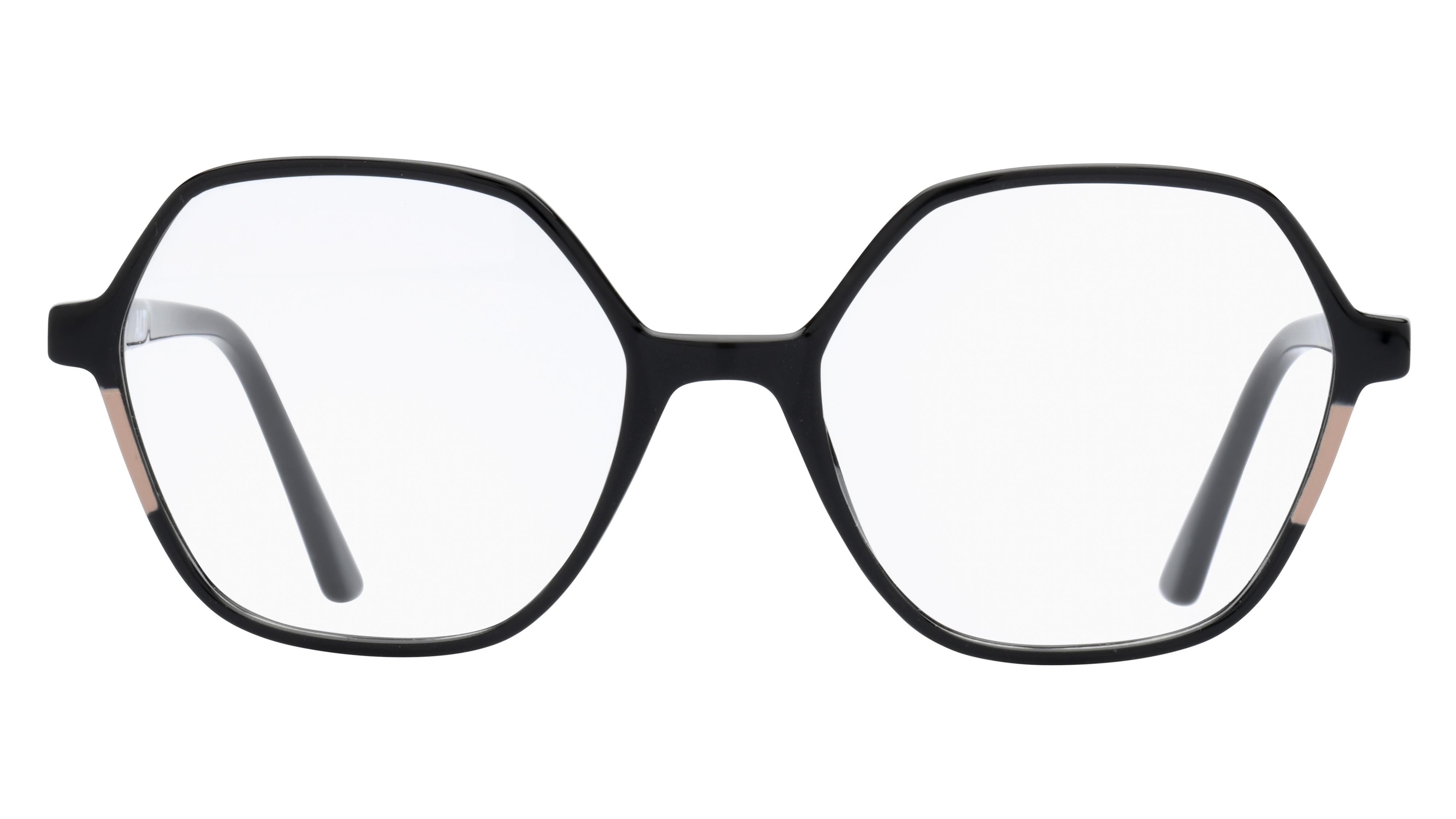Lunettes de vue Alternance Femme Noir Carré Alt23103 Face