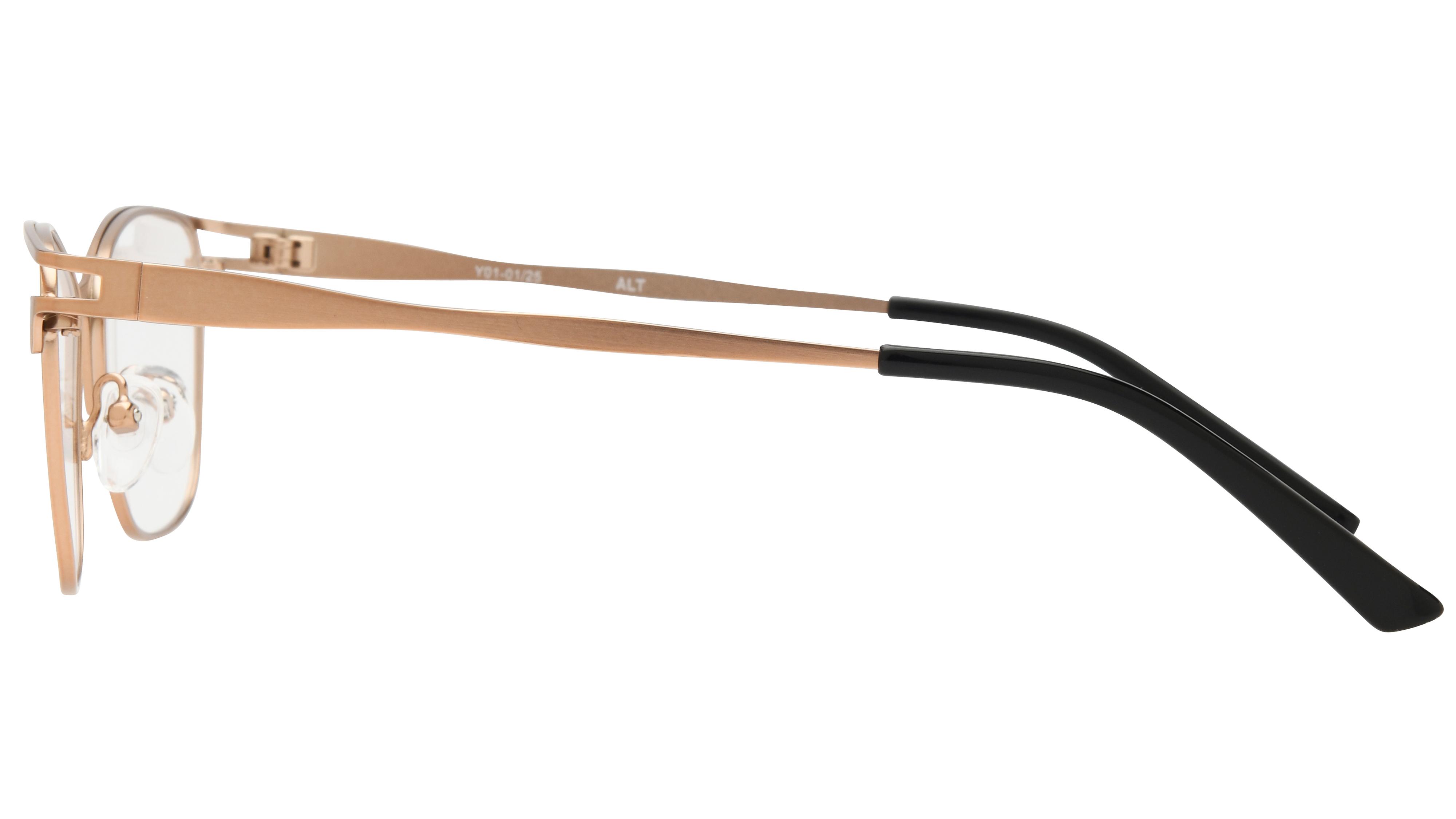 Lunettes de vue Alternance Femme Marron Papillon Alt25114 Gauche