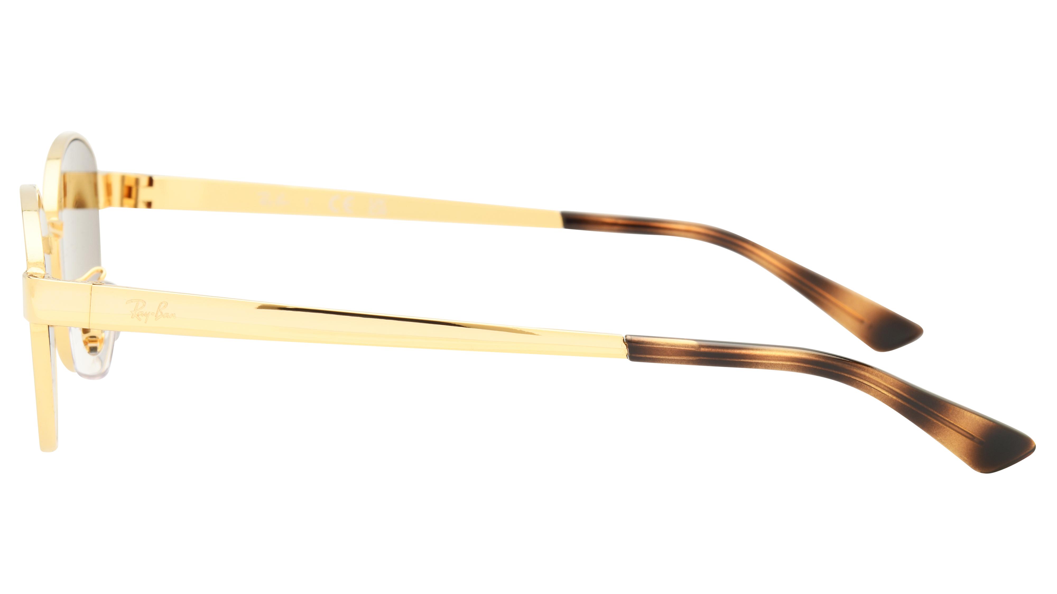 Lunettes de soleil Ray-Ban Mixte Or Ovale RB3774D Gauche