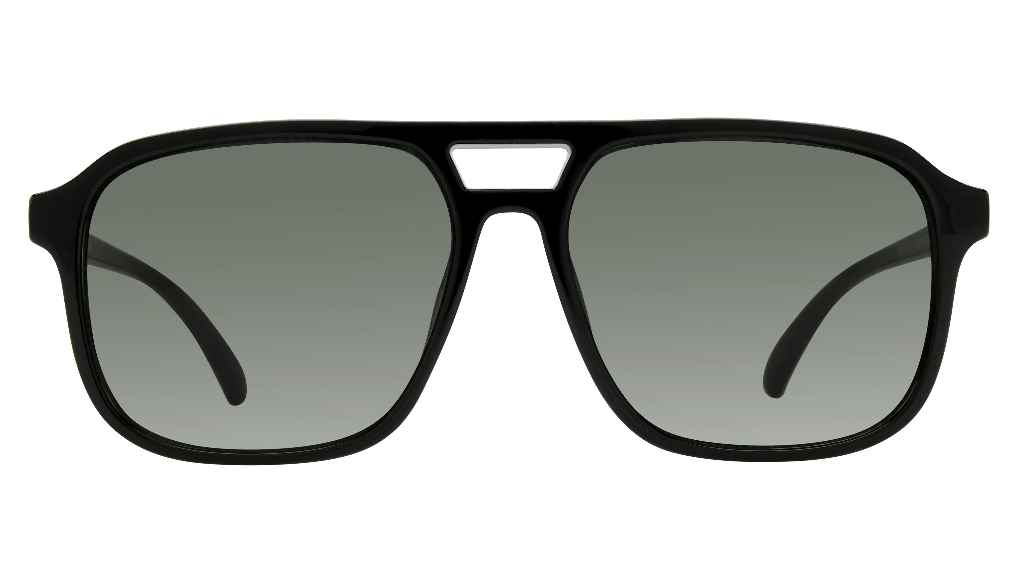 Lunettes de soleil Signature Krys Homme Noir Aviateur Skj2513-A Face