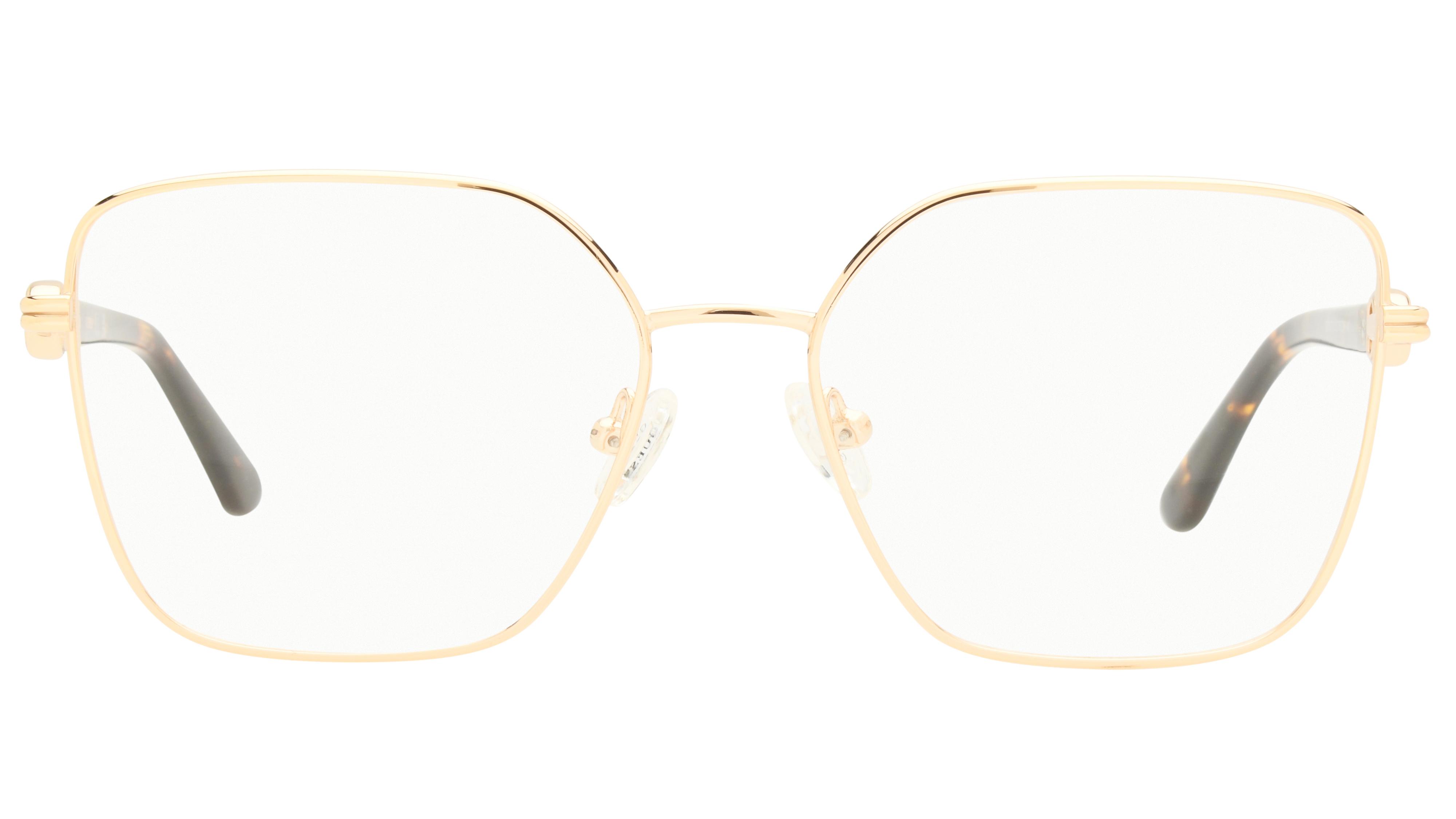 Lunettes de vue Guess Femme Or Carré Gu50313 Face
