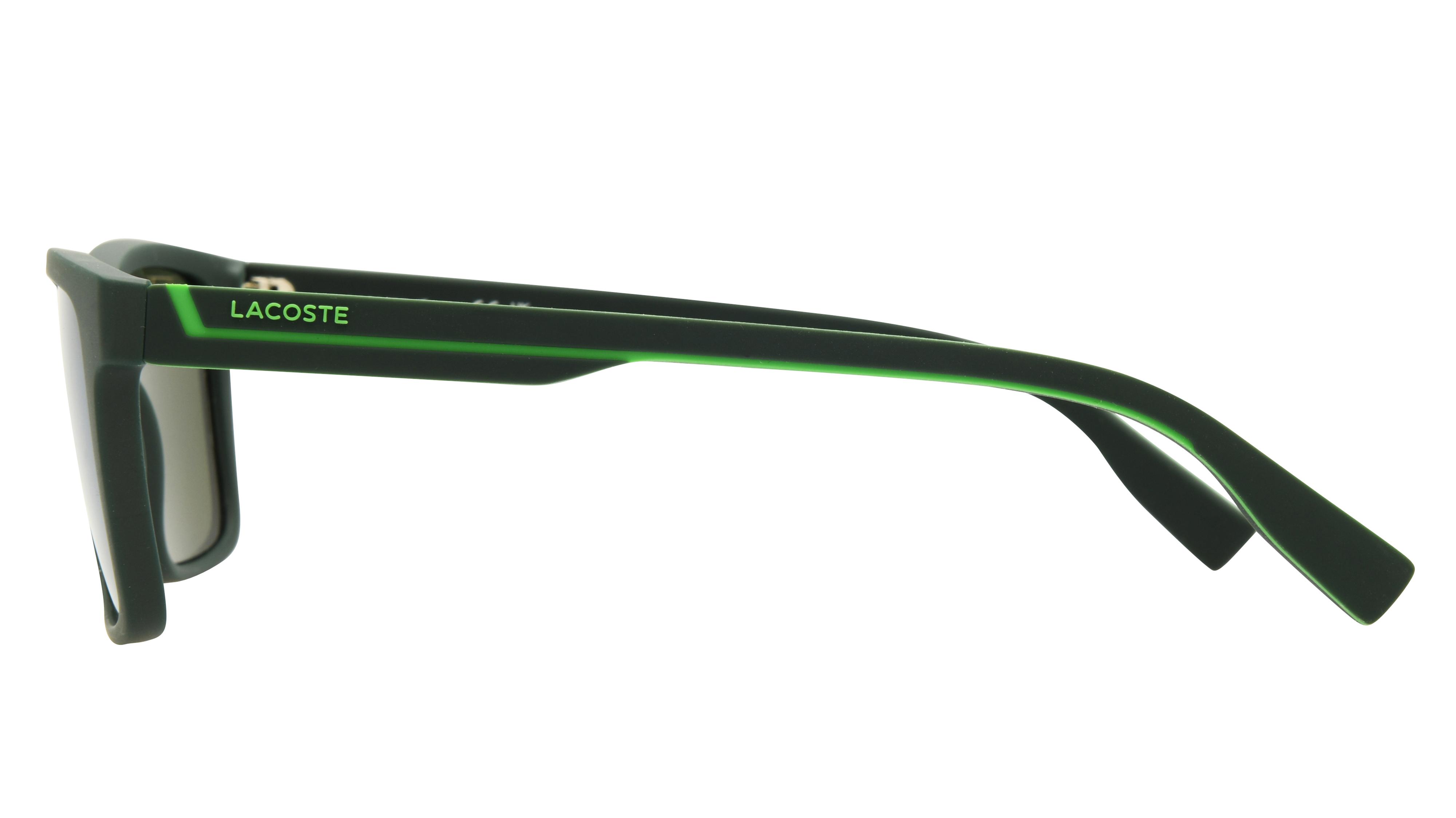 Lunettes de soleil Lacoste Homme Vert Rectangle l6032s Gauche