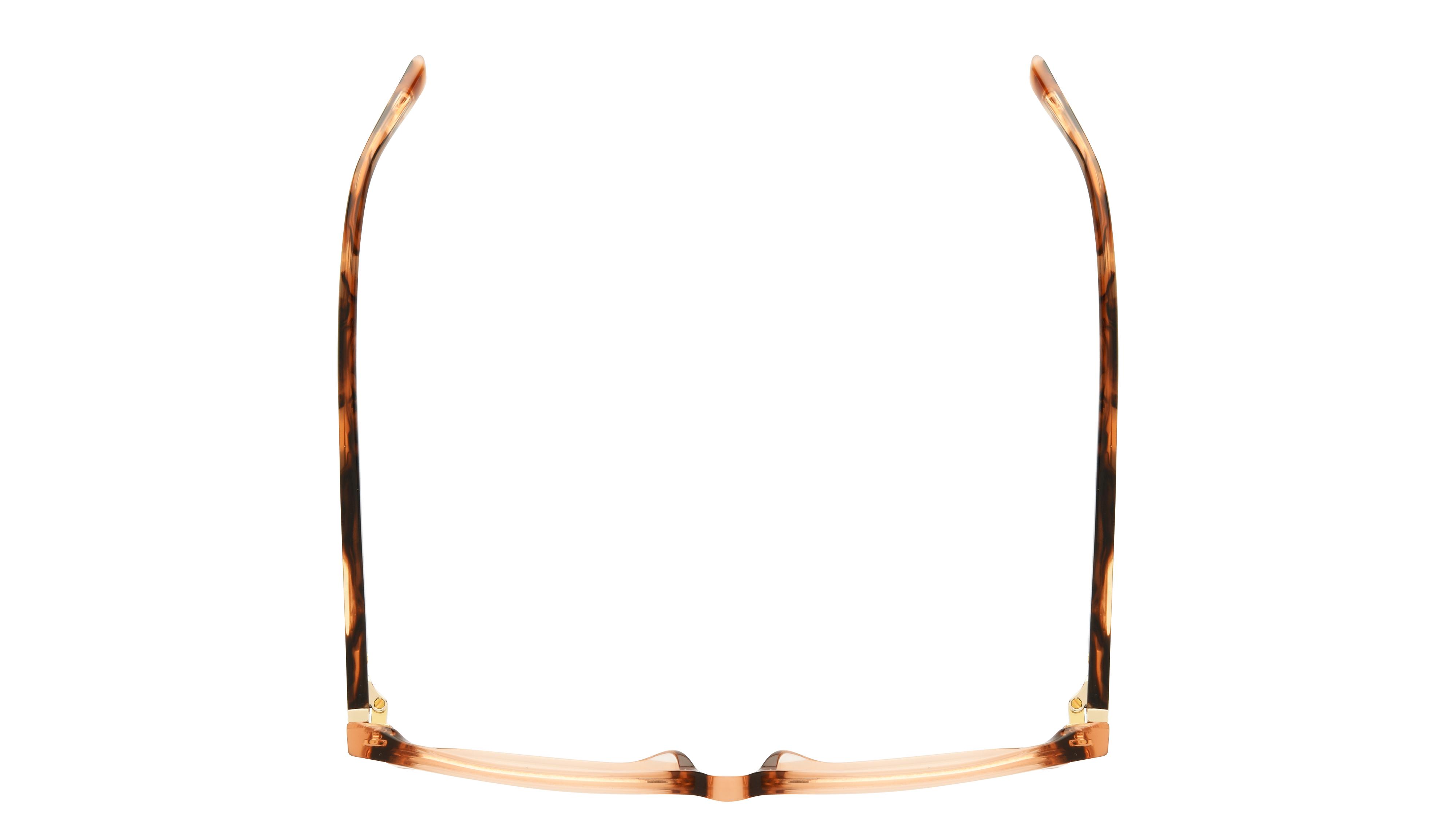 Lunettes de vue Siralya Femme Marron Carré Sir2506 Dessus