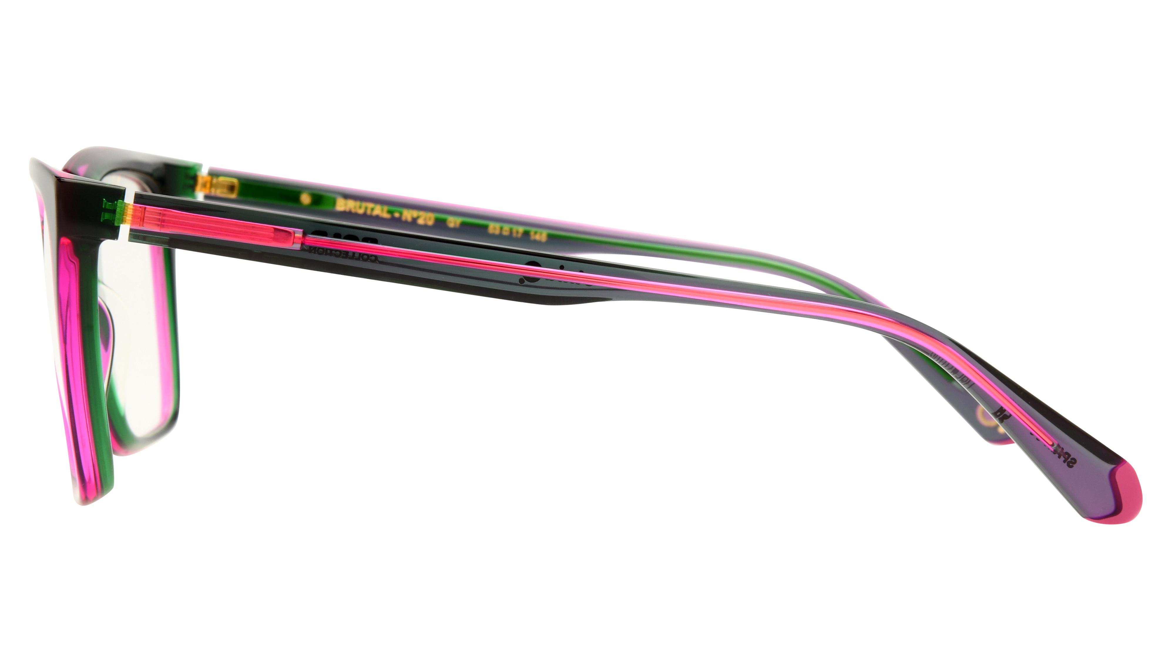 Lunettes de vue Etnia Barcelona Femme Transparent Carré Brutal Gauche