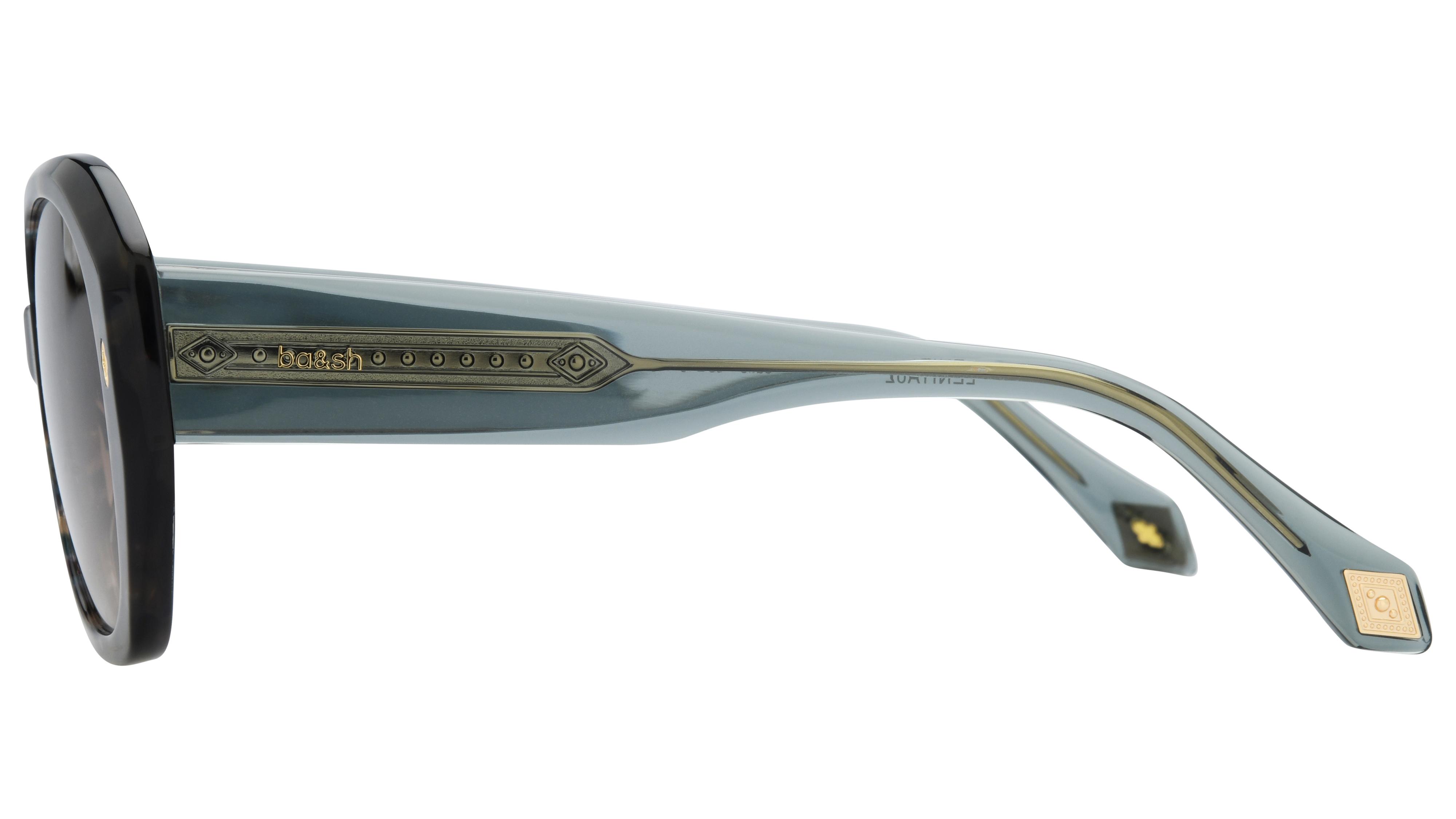 Lunettes de soleil ba&sh Femme Bleu Carré lenita02 Gauche