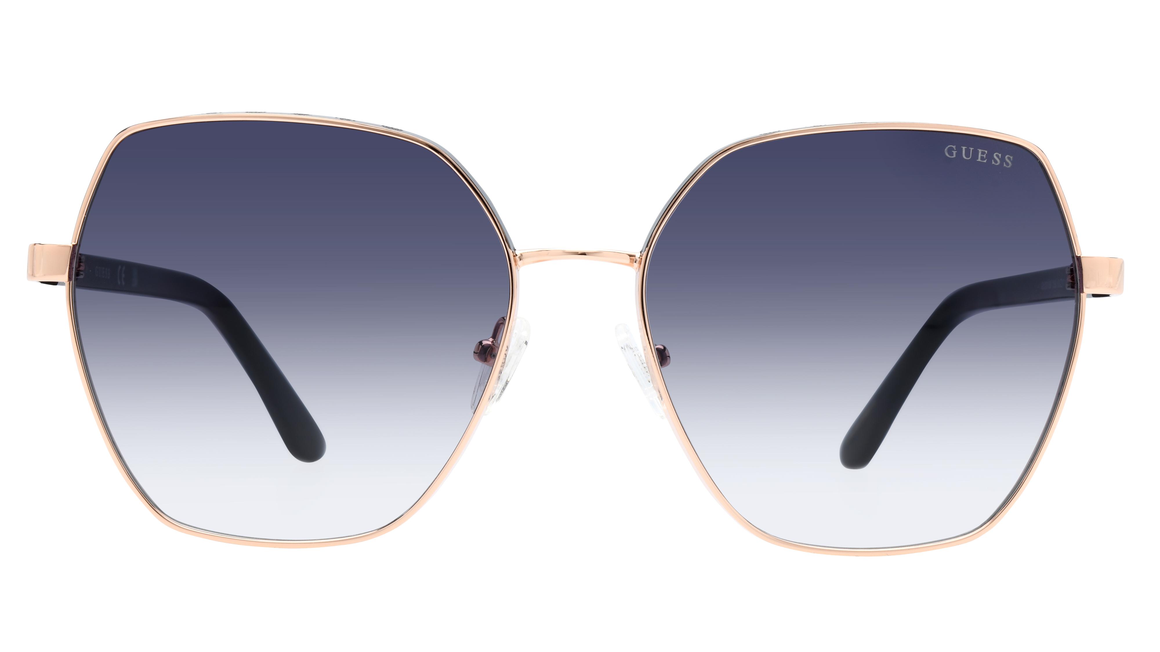 Lunettes de soleil Guess Femme Noir Papillon GU00108 Face