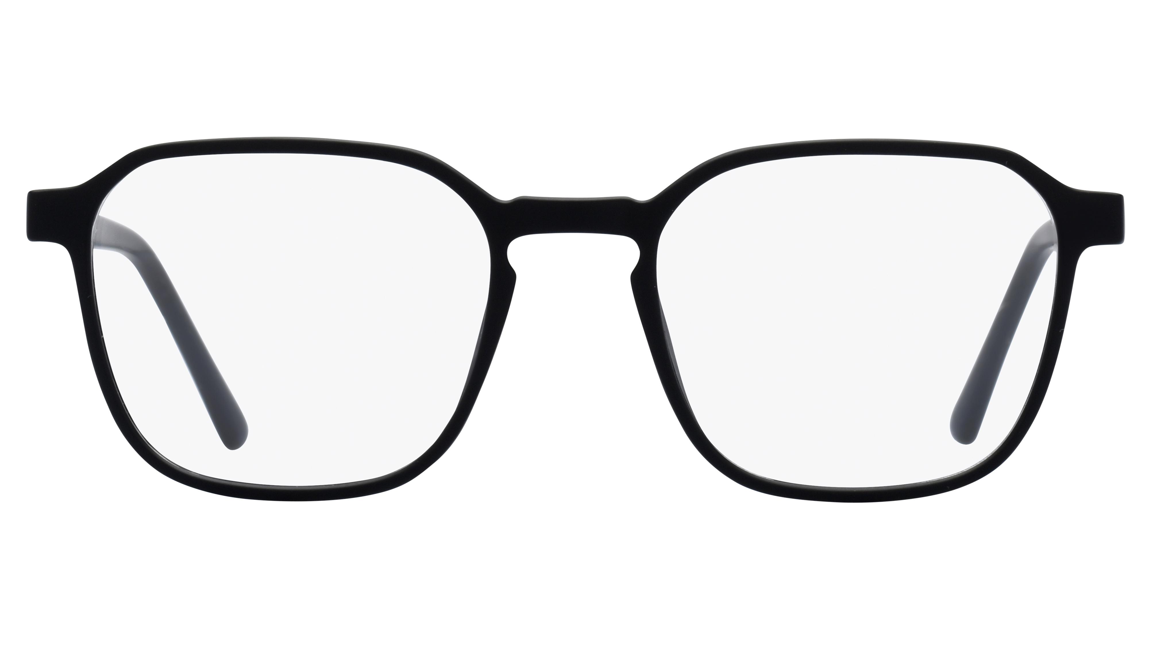 Lunettes de vue Signature Krys Homme Noir Carré Kor2303 Face