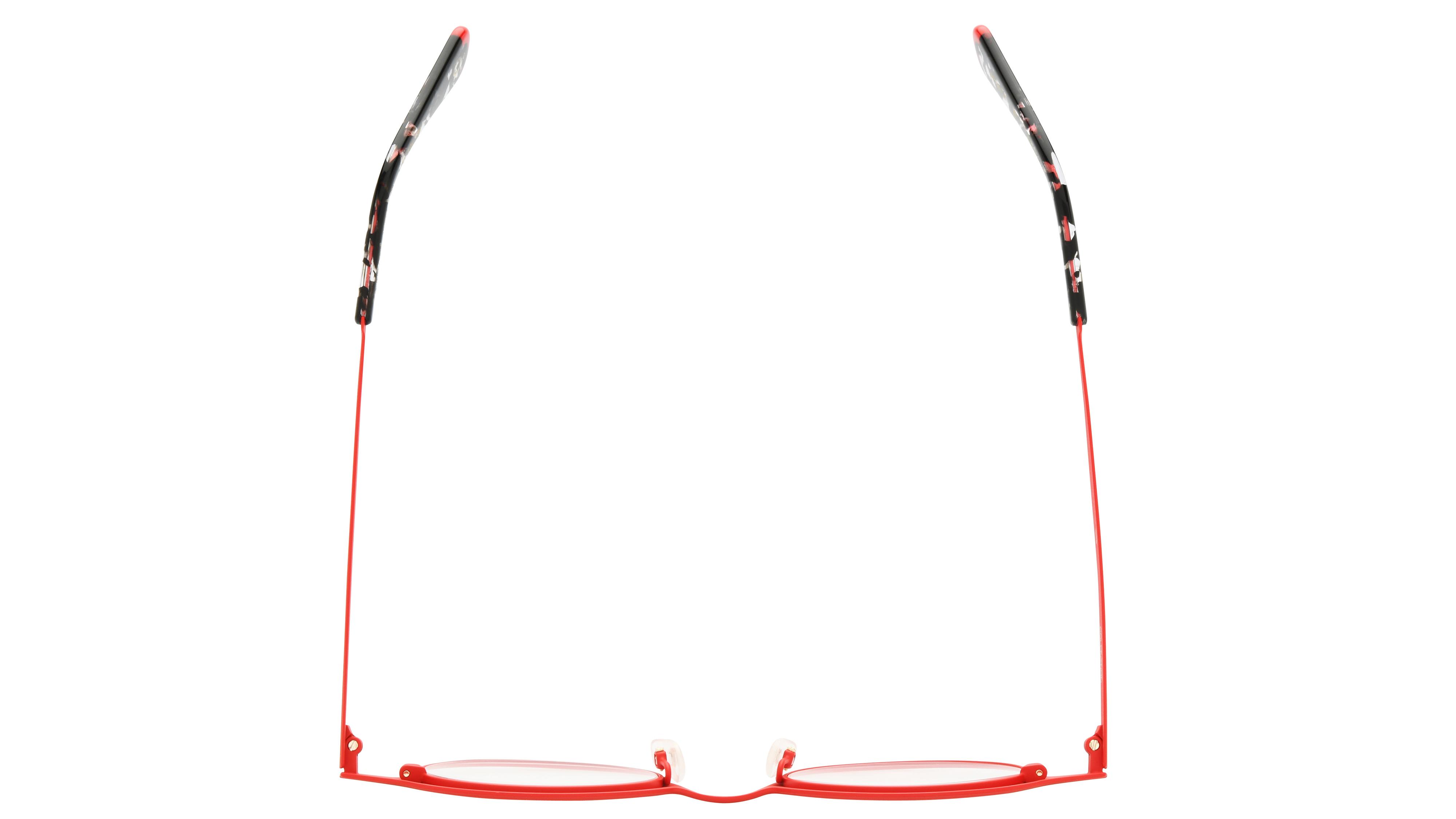 Lunettes de vue Etnia Barcelona Homme Rouge Ronde brut37 Dessus