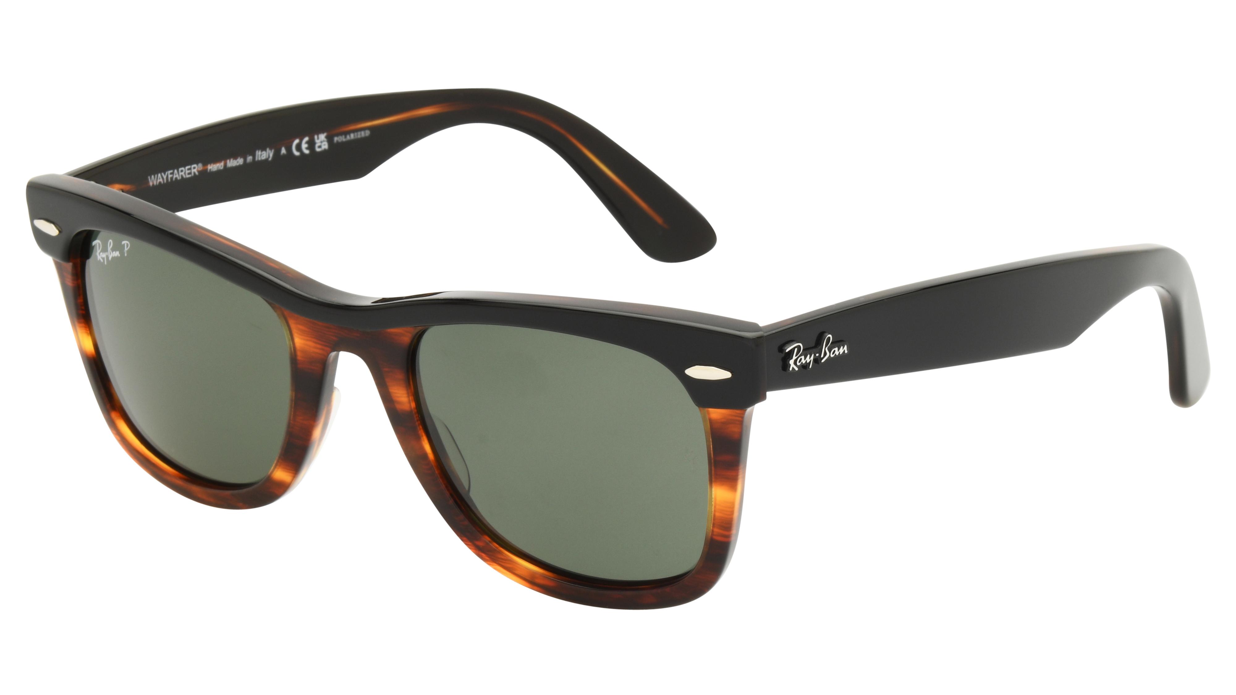Lunettes de soleil Ray-Ban Mixte Écaille Carré RB2240 Trois-Quart
