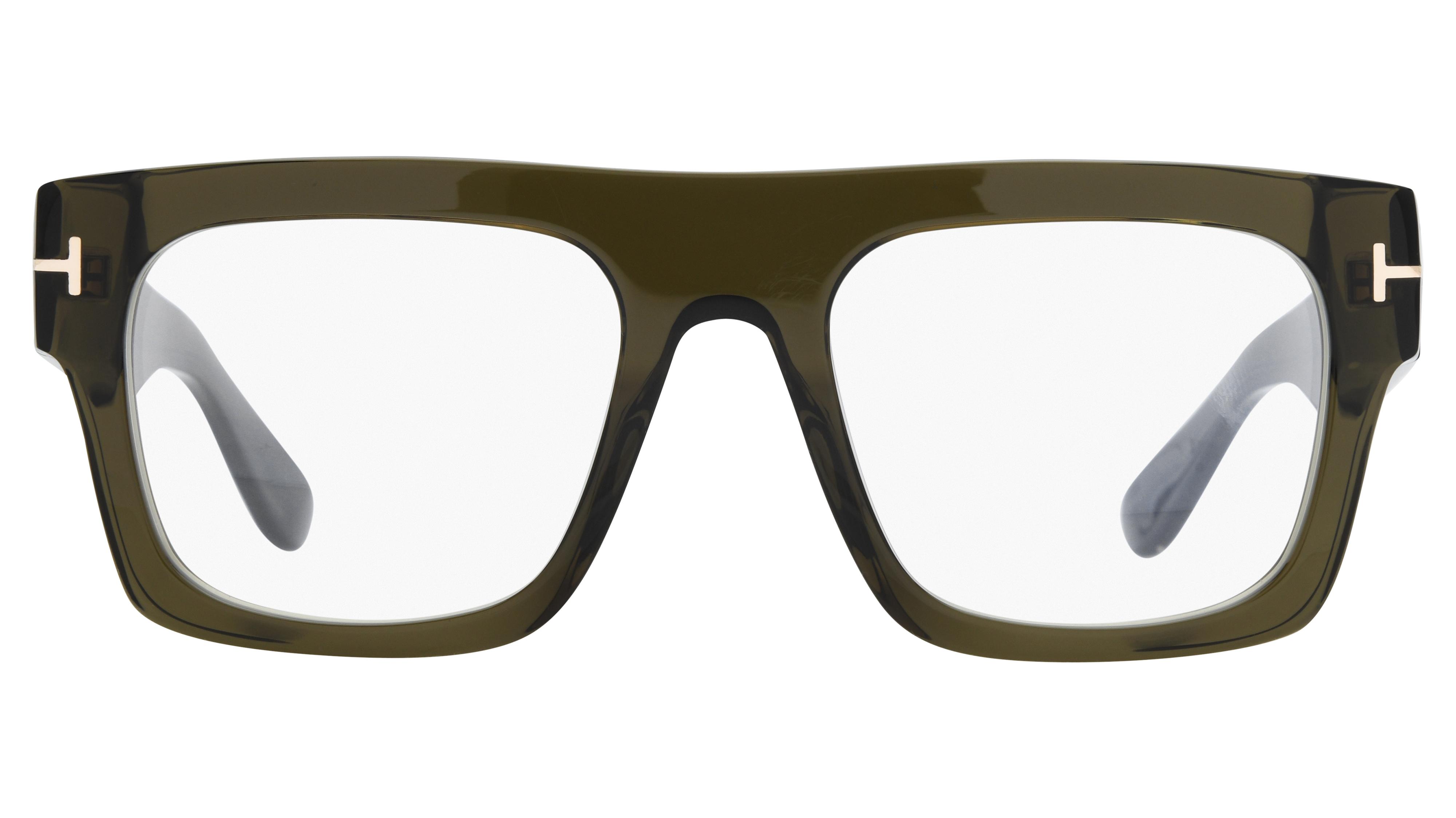 Lunettes de vue Tom Ford Homme Écaille Carré ft5634-b Face