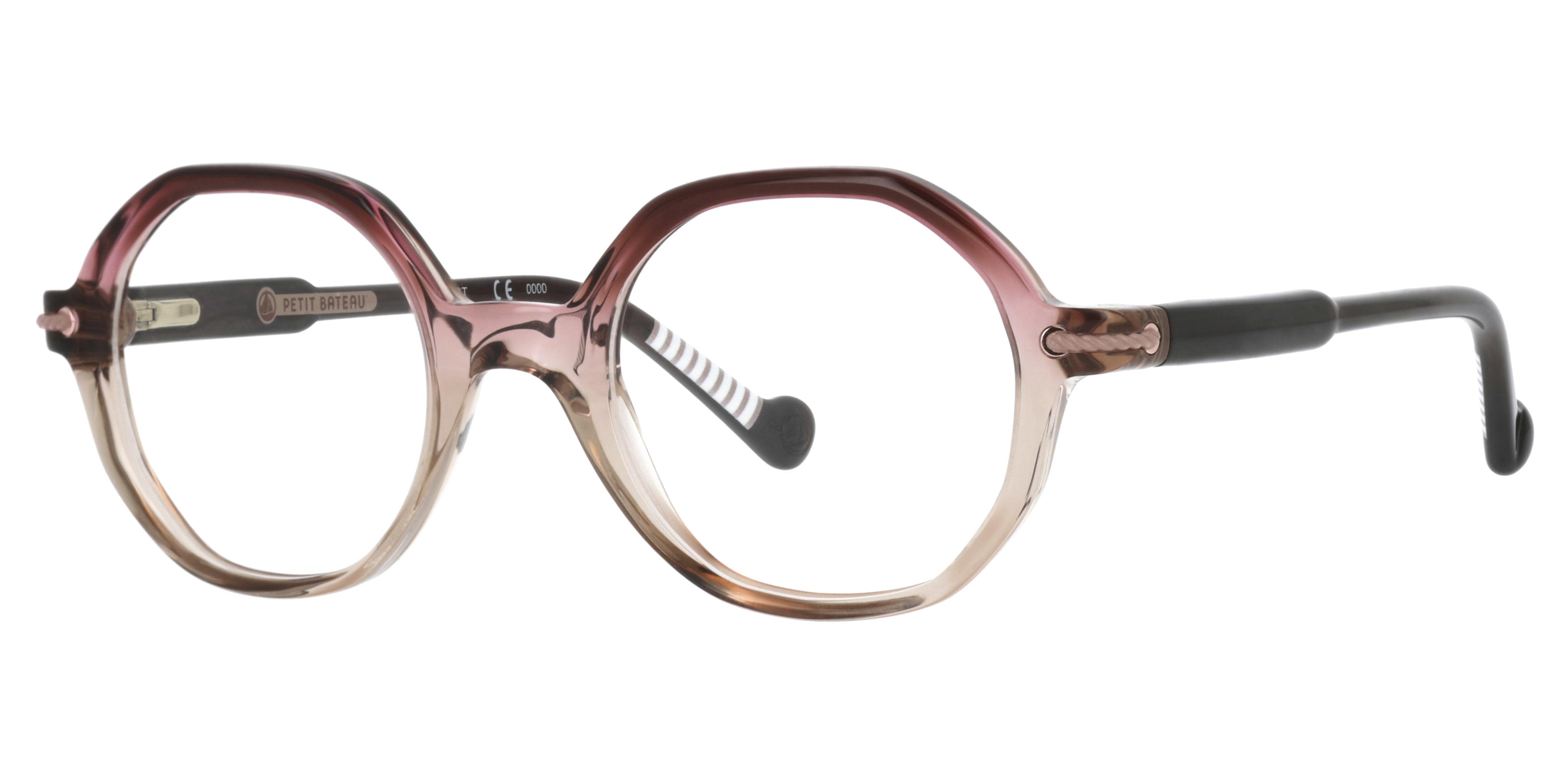 Lunettes de vue Petit Bateau Enfant Rouge Arrondie Ouessant Gauche