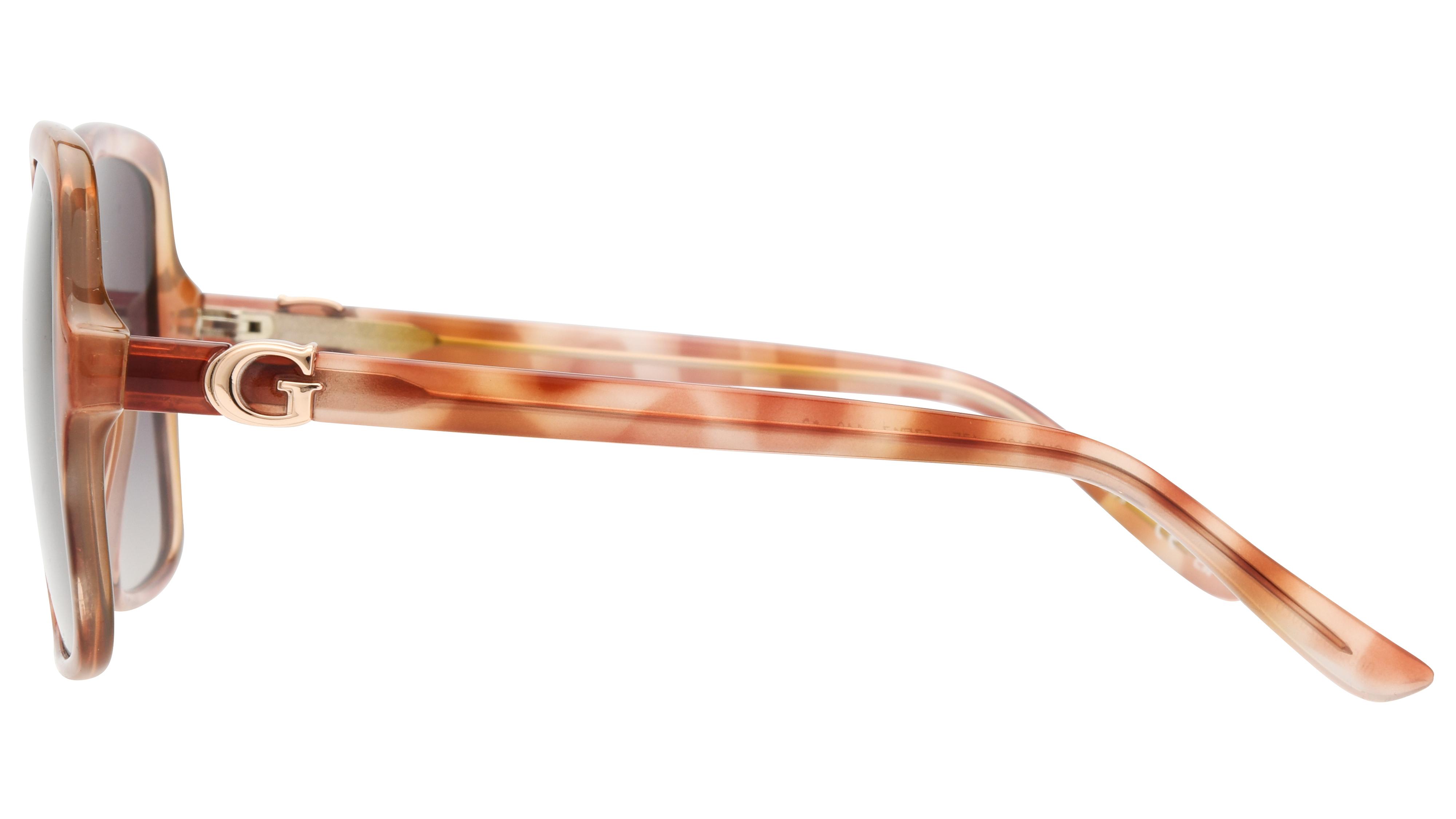 Lunettes de soleil Guess Femme Marron Carré Gu00190 Gauche