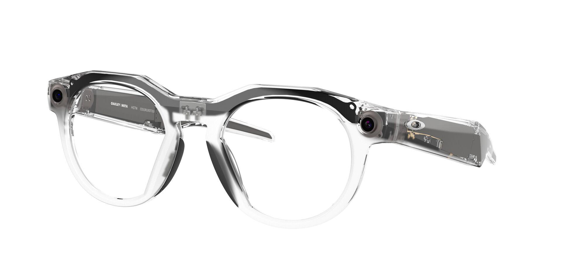 Lunettes de soleil Oakley Meta Mixte Transparent Sport Ow8002 Droite