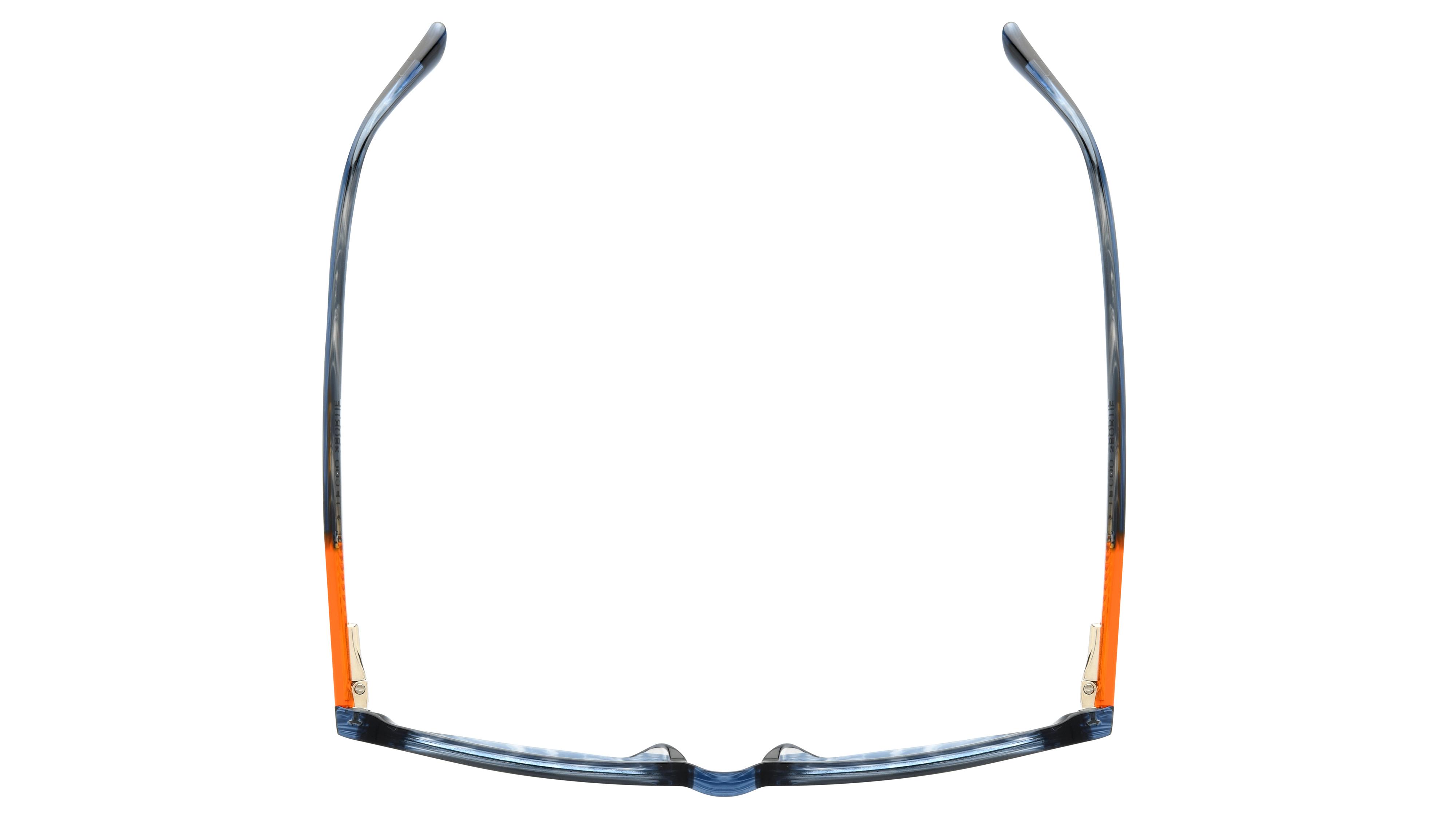 Lunettes de soleil Le Coq Sportif Homme Bleu Rectangle Lcs2407/S Dessus