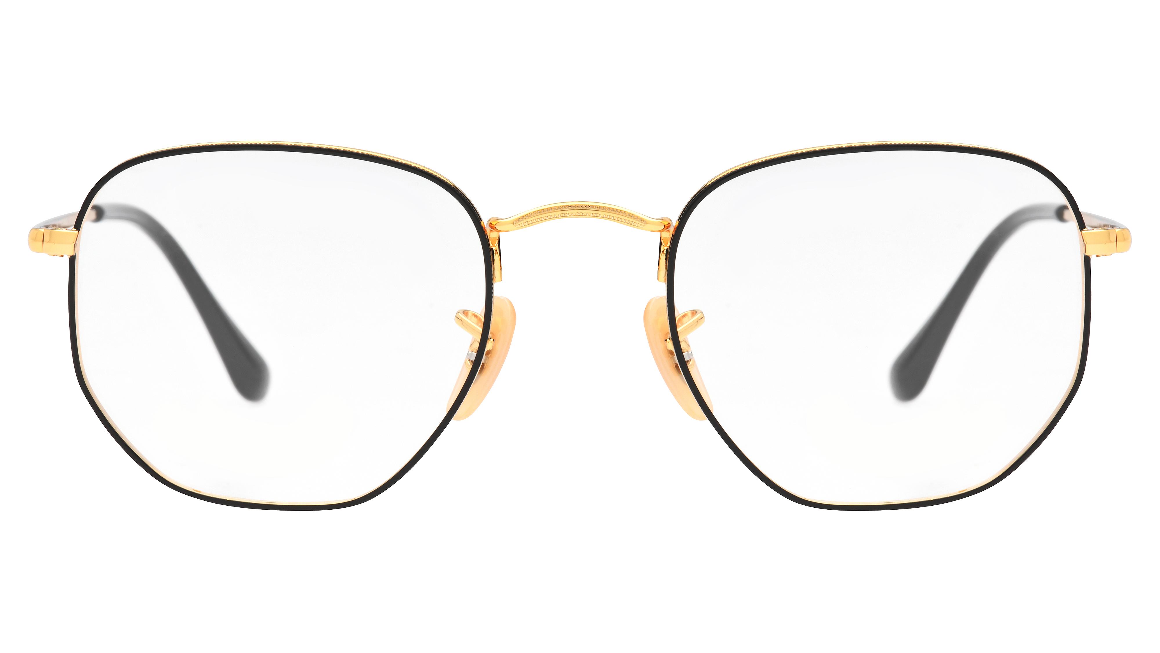 Lunettes de vue Ray-Ban Mixte Noir Ronde Rx6448 Face